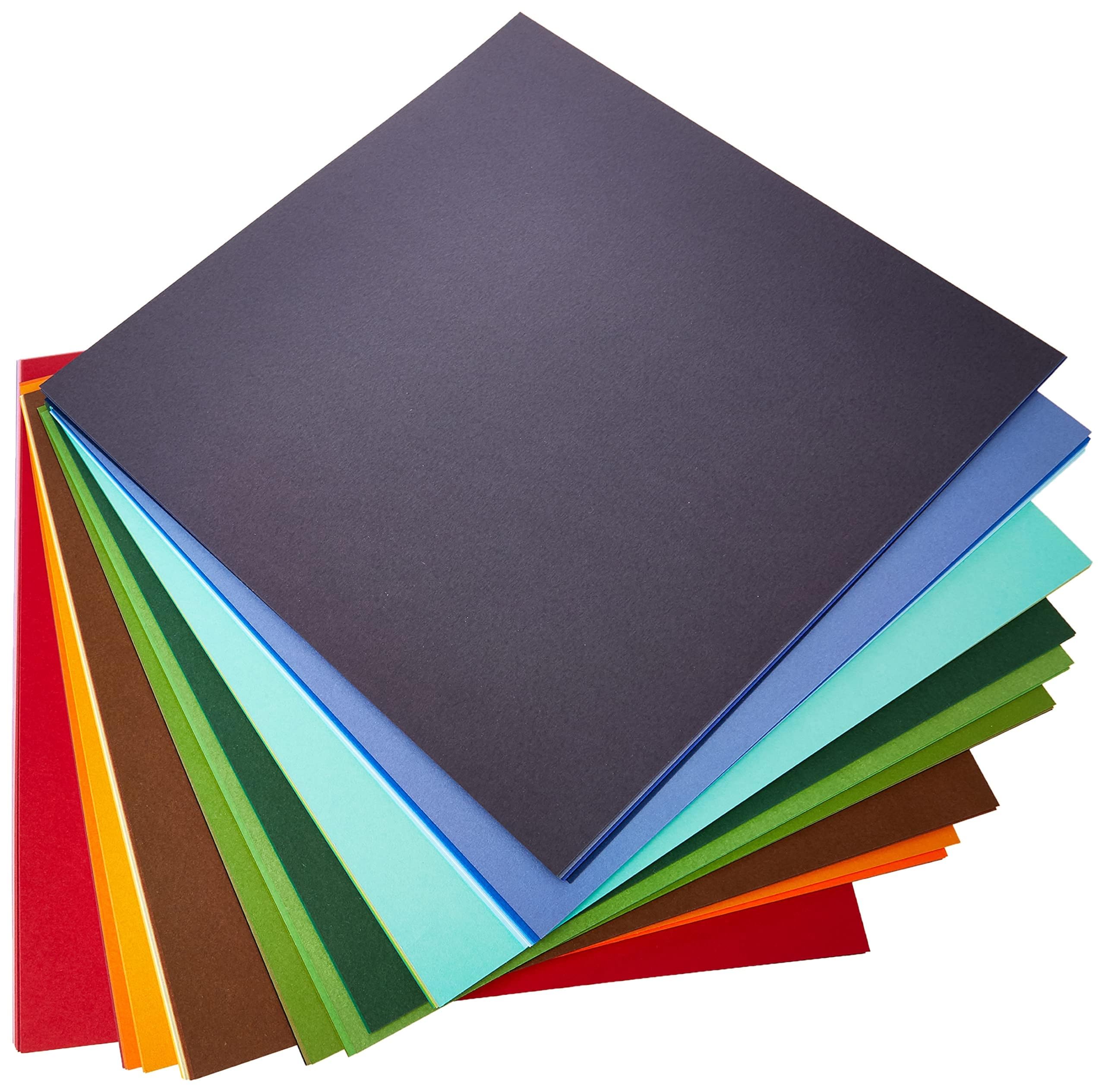 Premium Colored Cardstock for Card Making & Scrapbooking - Papermania Capsule Solid 12
