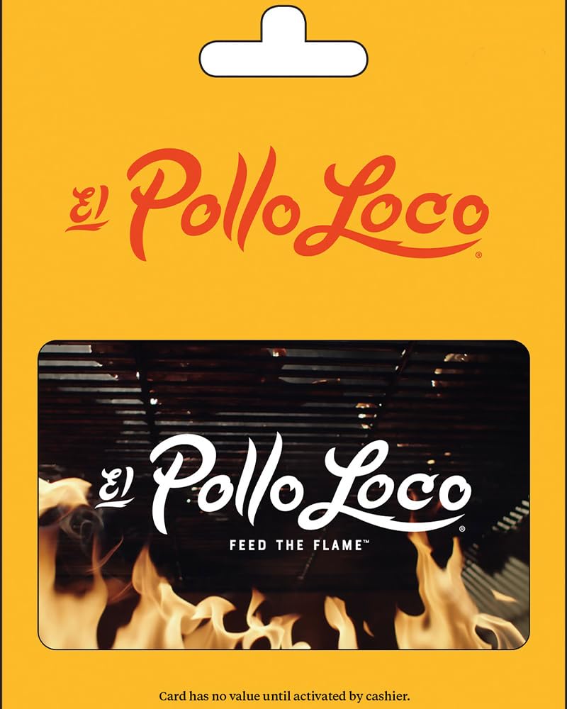 El Pollo Loco Gift Card - Perfect for Birthdays, Holidays & Special Occasions - Fast & Easy Digital Delivery
