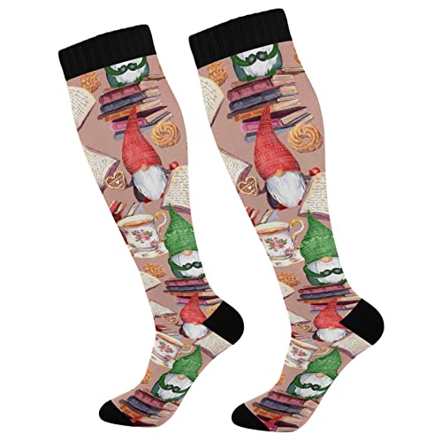 Gnomes Books Tea Cups Cozy