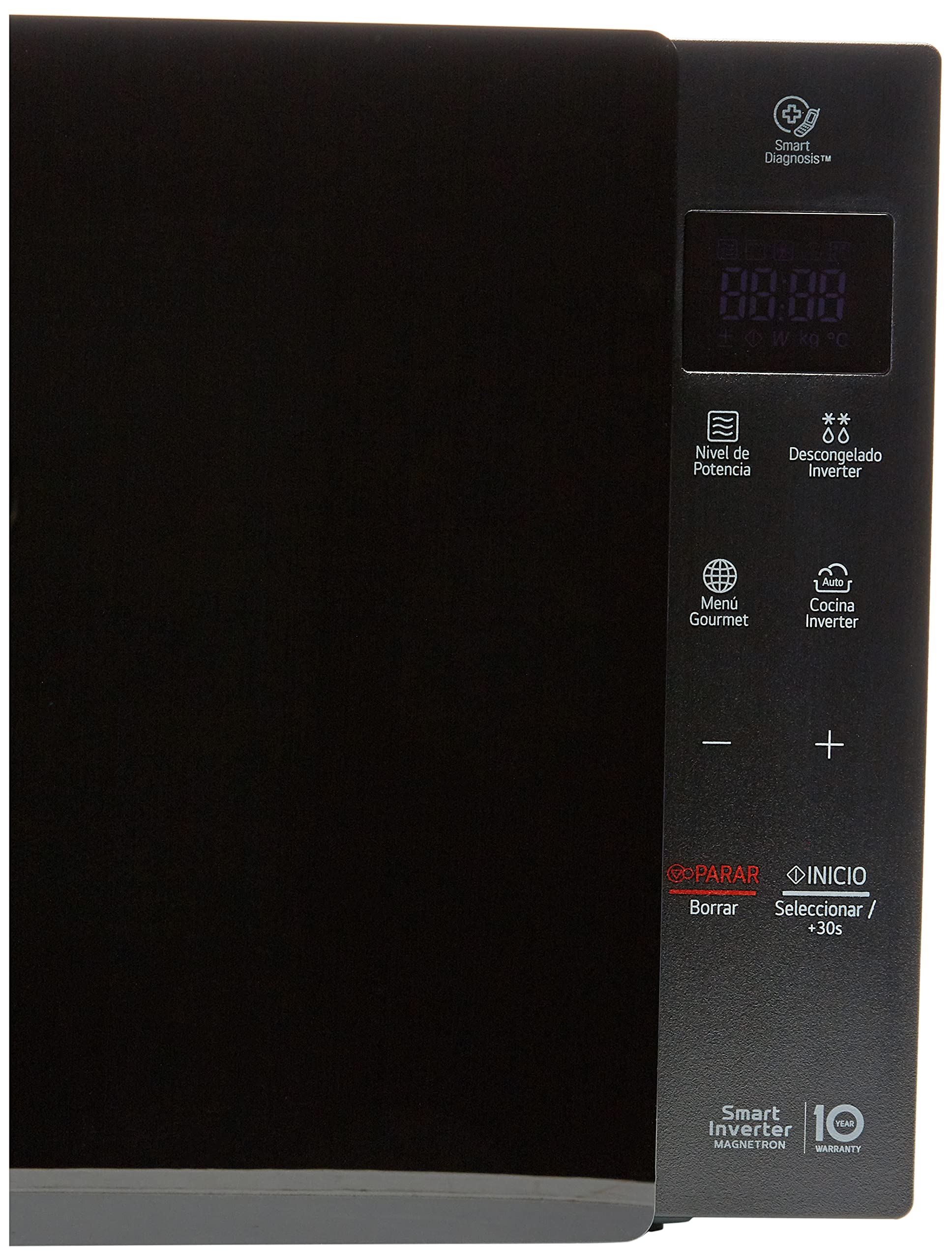 LG MS-1536GIS 1.5 Cu. Ft. Countertop Microwave Oven - Black | Compact Space-Saving Design | Perfect for Small Kitchens, Dorms & Offices