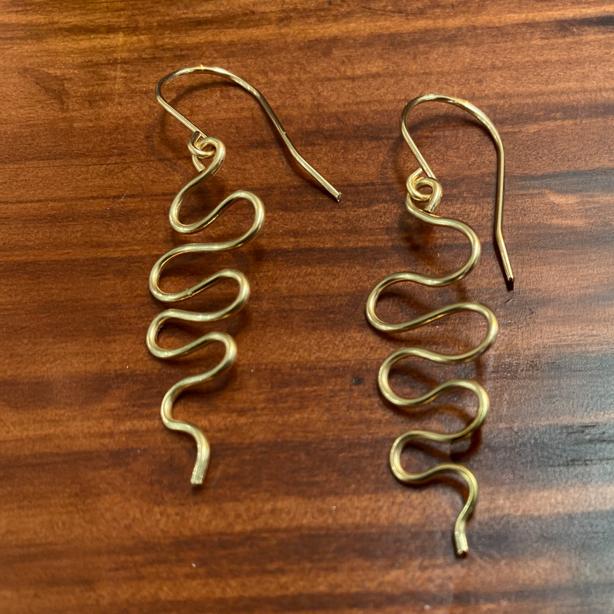 Wavy Earrings for Women - Trendy Handmade Boho Dangle Earrings for Everyday Wear | Perfect for Parties, Weddings & Casual Outfits