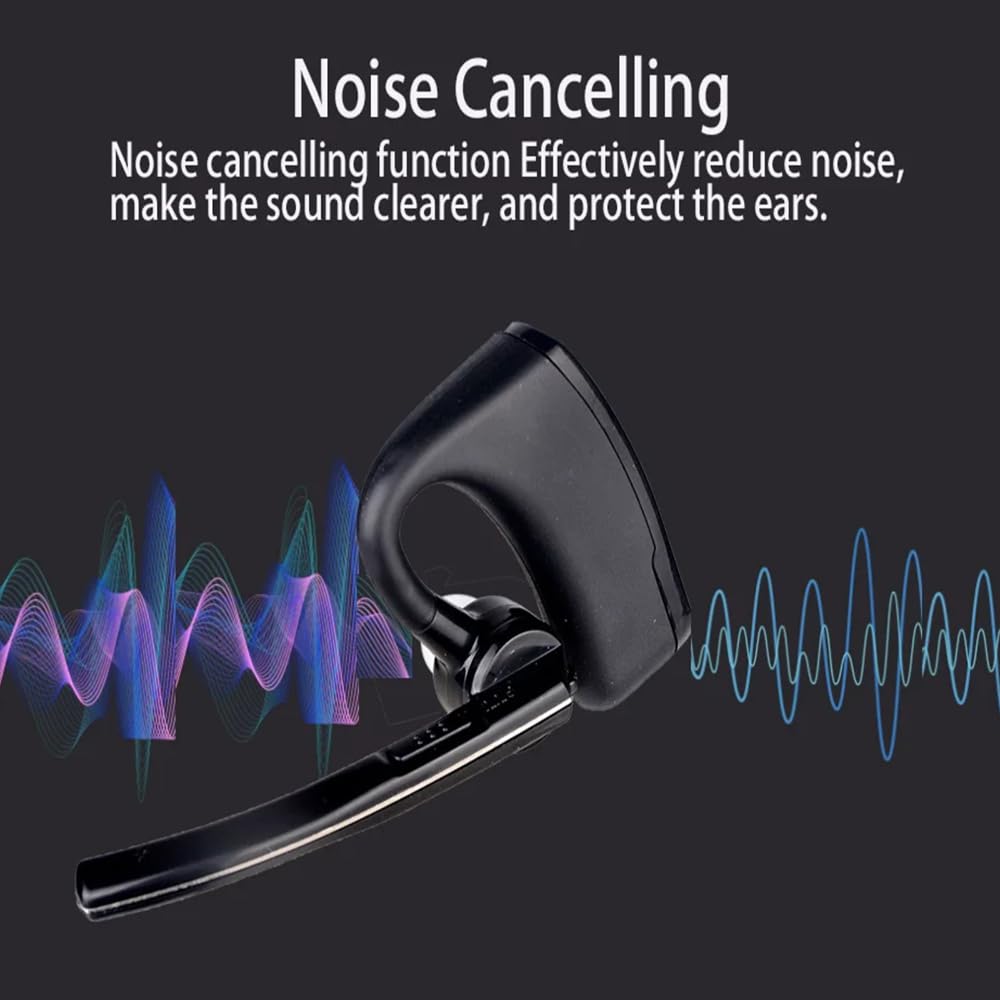 Radtel Bluetooth Walkie Talkie Headset with Noise Cancelling Mic - Compatible with RT-470X, BaoFeng, Kenwood, Quansheng Radios, UV-K5, UV-5R & More - Ideal for Security, Construction, and Outdoor Adventures
