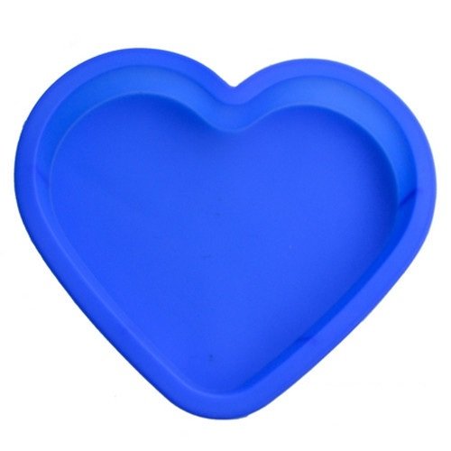 Allforhome 10 Inch Big Heart Silicone Baking Molds - Flexible Non-Stick Cake, Bread & Loaf Pans - Premium Bakeware for Valentine's Day, Anniversary & Romantic Desserts