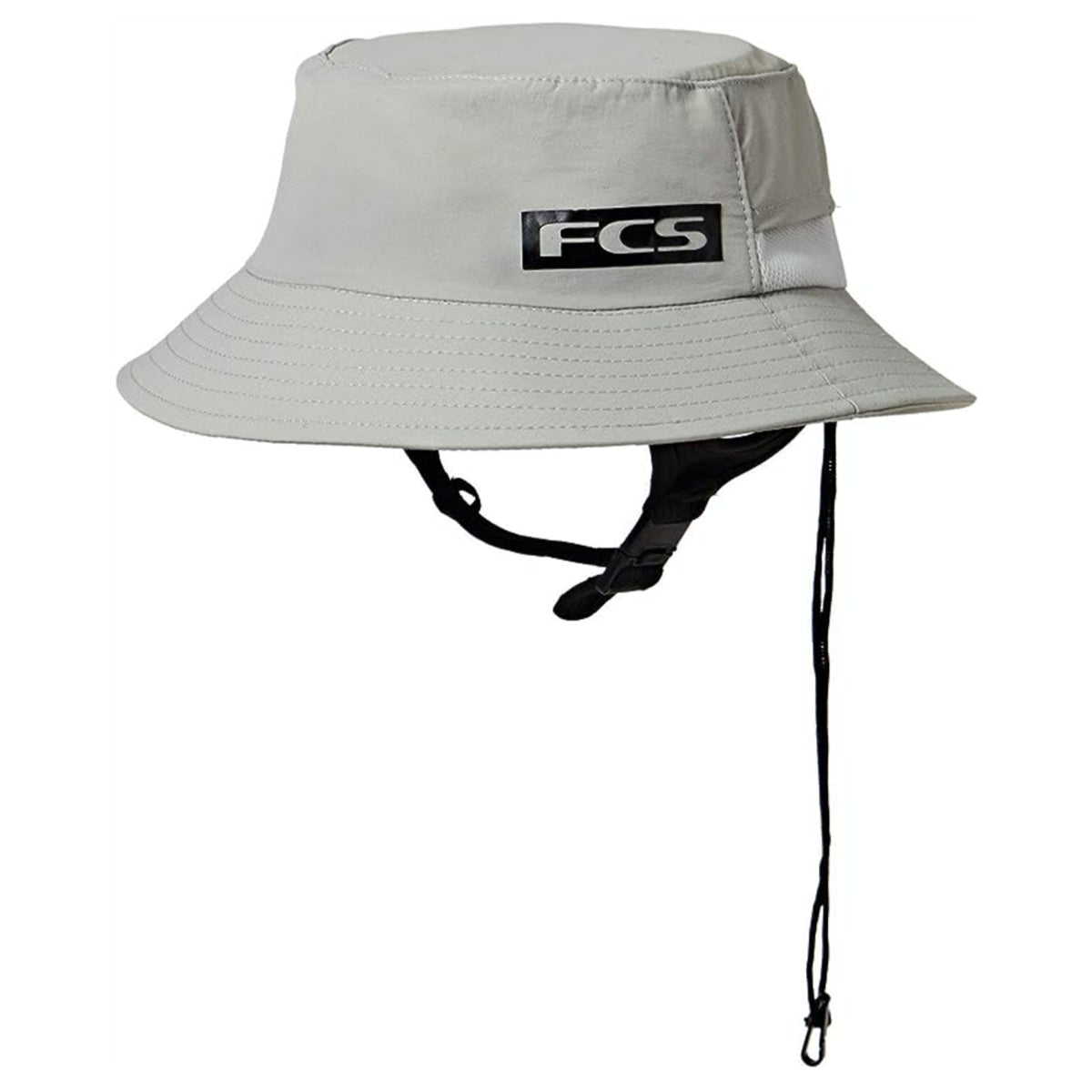 FCS Essential Surf Bucket Hat for Men & Women - Adjustable Sun Protection Beach Hat for Surfing, Fishing, Hiking - Black UV Shield Outdoor Cap