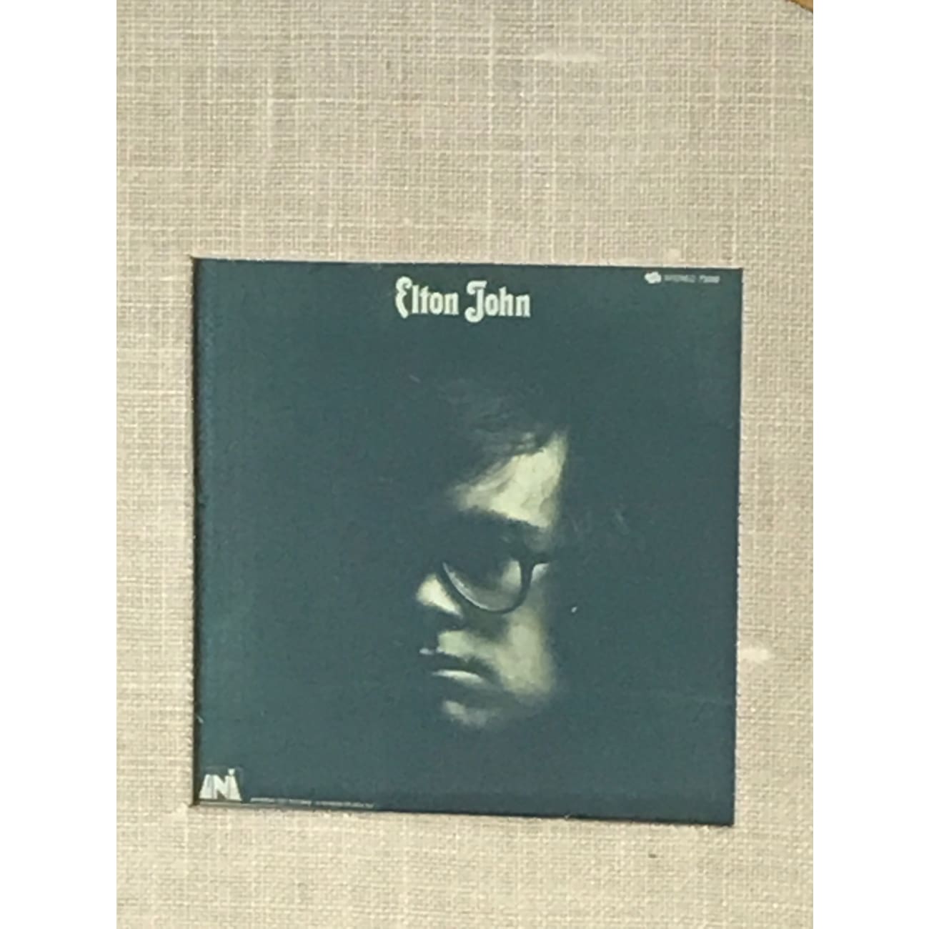 Elton John 1970 Debut RIAA Gold LP Award - Rare Collectible Vinyl Record for Music Enthusiasts | Perfect for Display in Home Theater, Music Room or Collector's Showcase