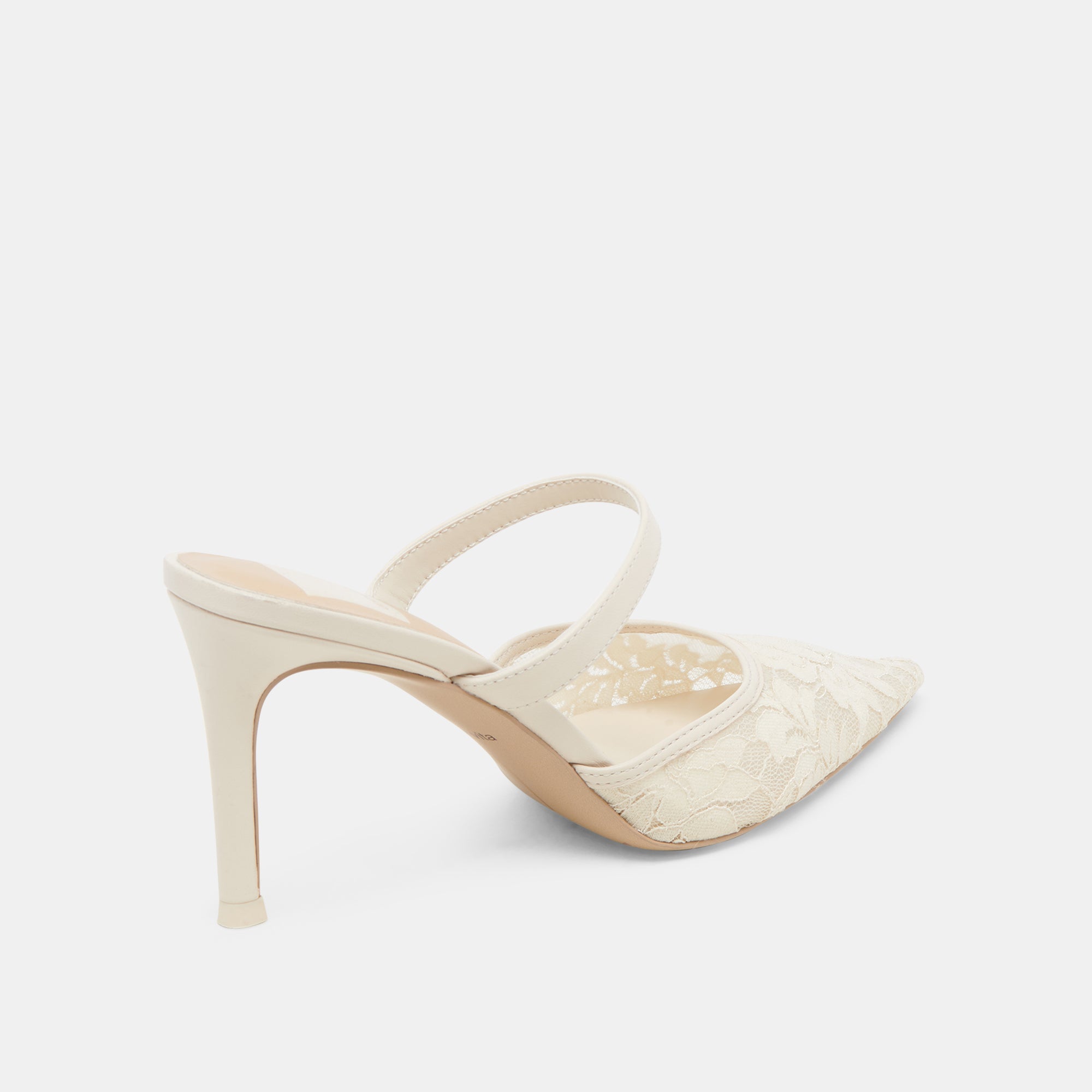 KATIK Women's White Floral Lace High Heels - Elegant Wedding Shoes for Brides, Prom, Party & Special Occasions