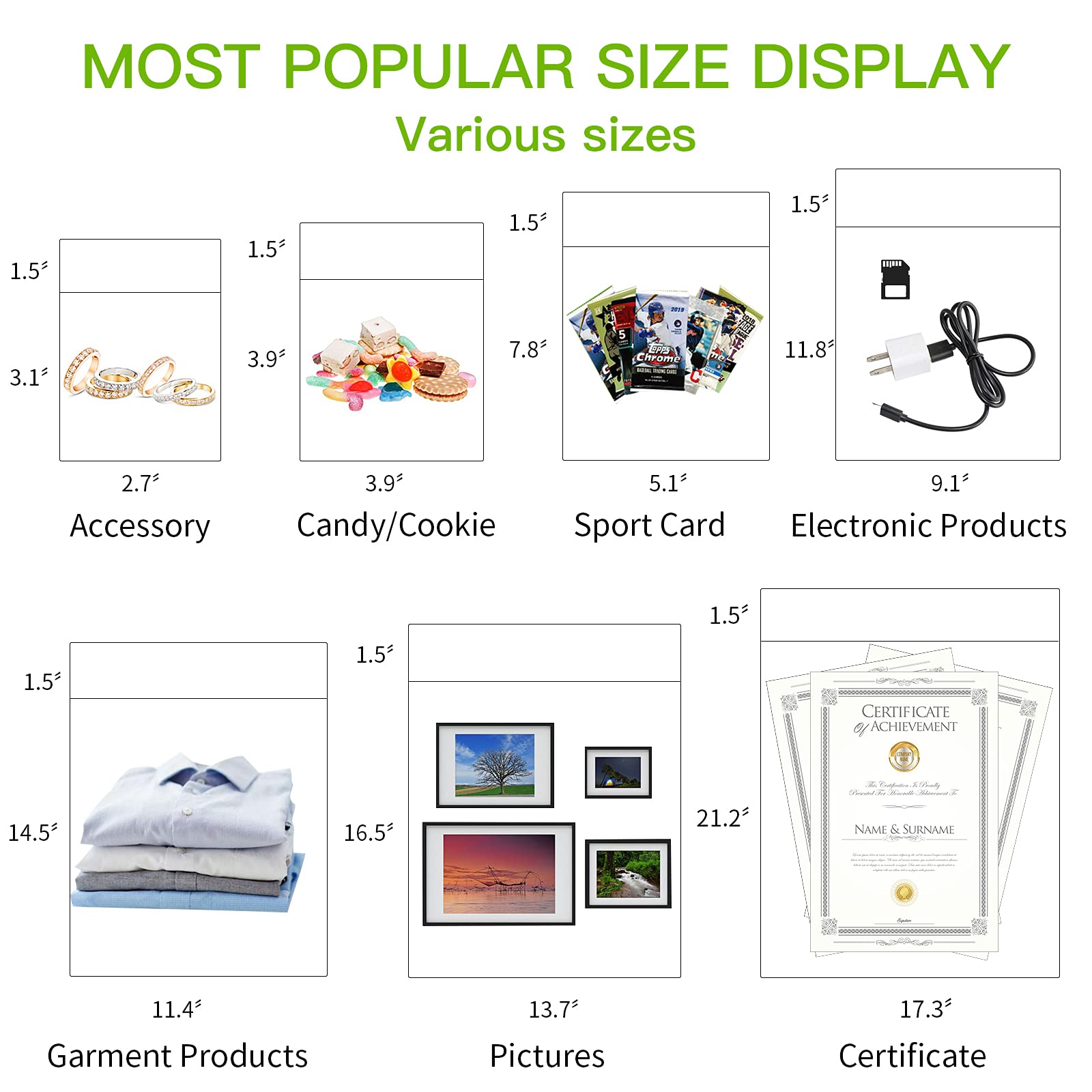 20000 Pack 3x4 Inch Clear Resealable OPP Plastic Bags for Jewelry, Earrings, Gift Cards, Soap, Cookies - Small Cellophane Bags for Crafts, Bakery Packaging, Party Favors & Retail Display