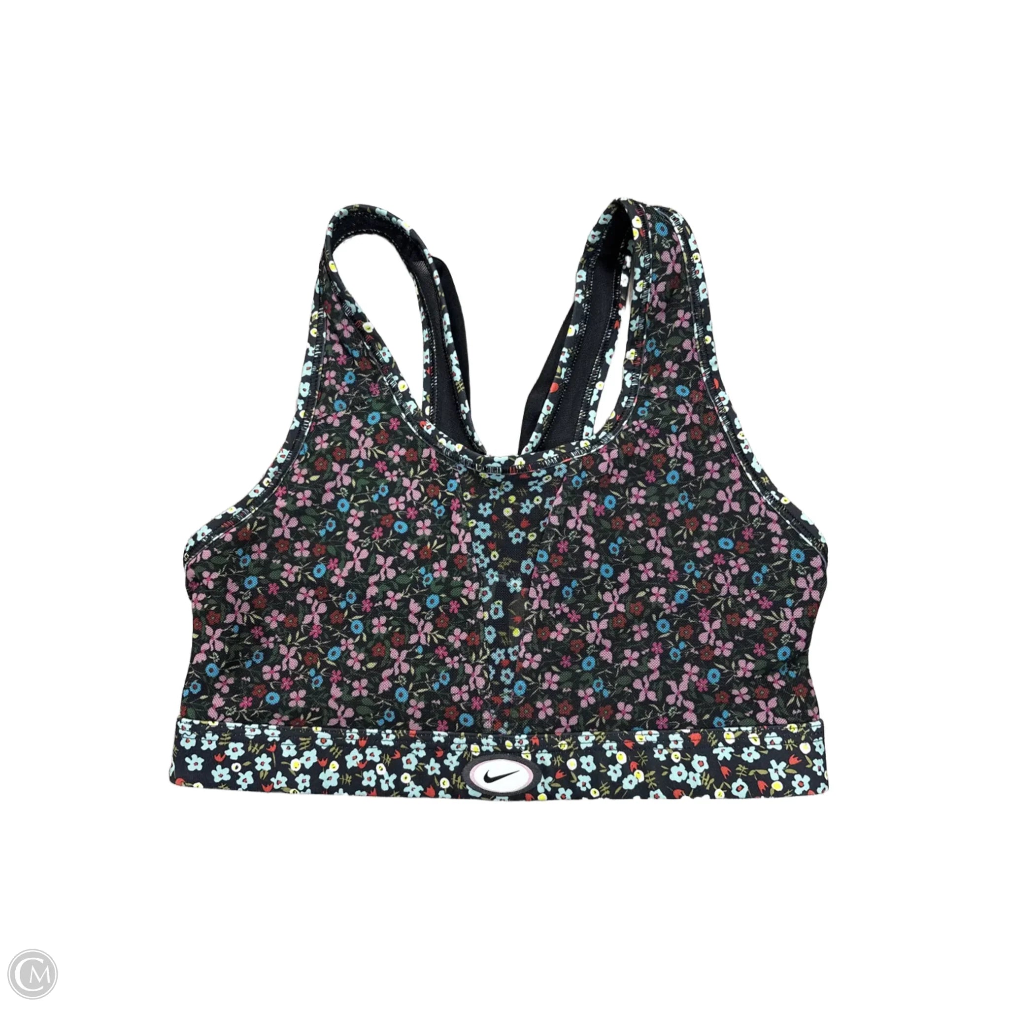 Nike Floral Print Athletic Sports Bra - Size S for Women - Perfect for Yoga, Running & Gym Workouts