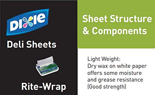 Georgia-Pacific Dixie Rite-Wrap White Deli Paper - 15