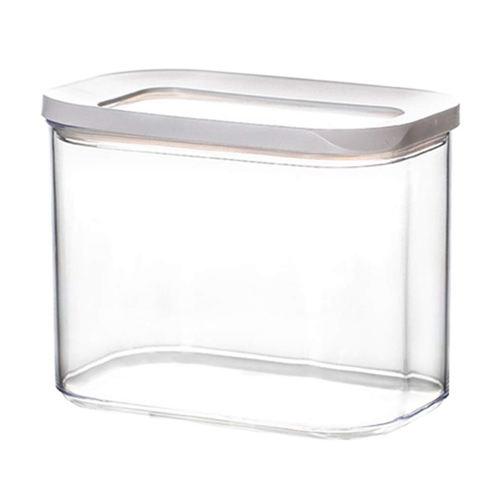 Yardwe 1L Airtight Food Storage Container - BPA-Free Plastic Cereal Organizer for Rice, Flour, Pasta & Dry Goods - Perfect for Kitchen Pantry Organization & Meal Prep Storage