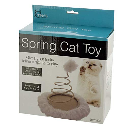 Best Furry Spring Cat Toy - Wondertrail Interactive Cat Toy for Play & Exercise - Perfect for Indoor Cats & Kittens