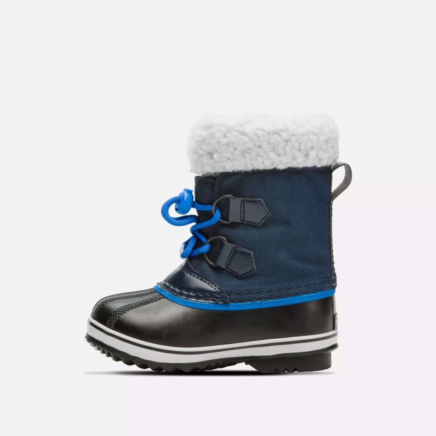 Sorel Collegiate Navy Nylon Yoot Pac Youth Boot - Waterproof Winter Snow Boots for Kids & Teens - Perfect for School, Outdoor Play & Cold Weather Adventures