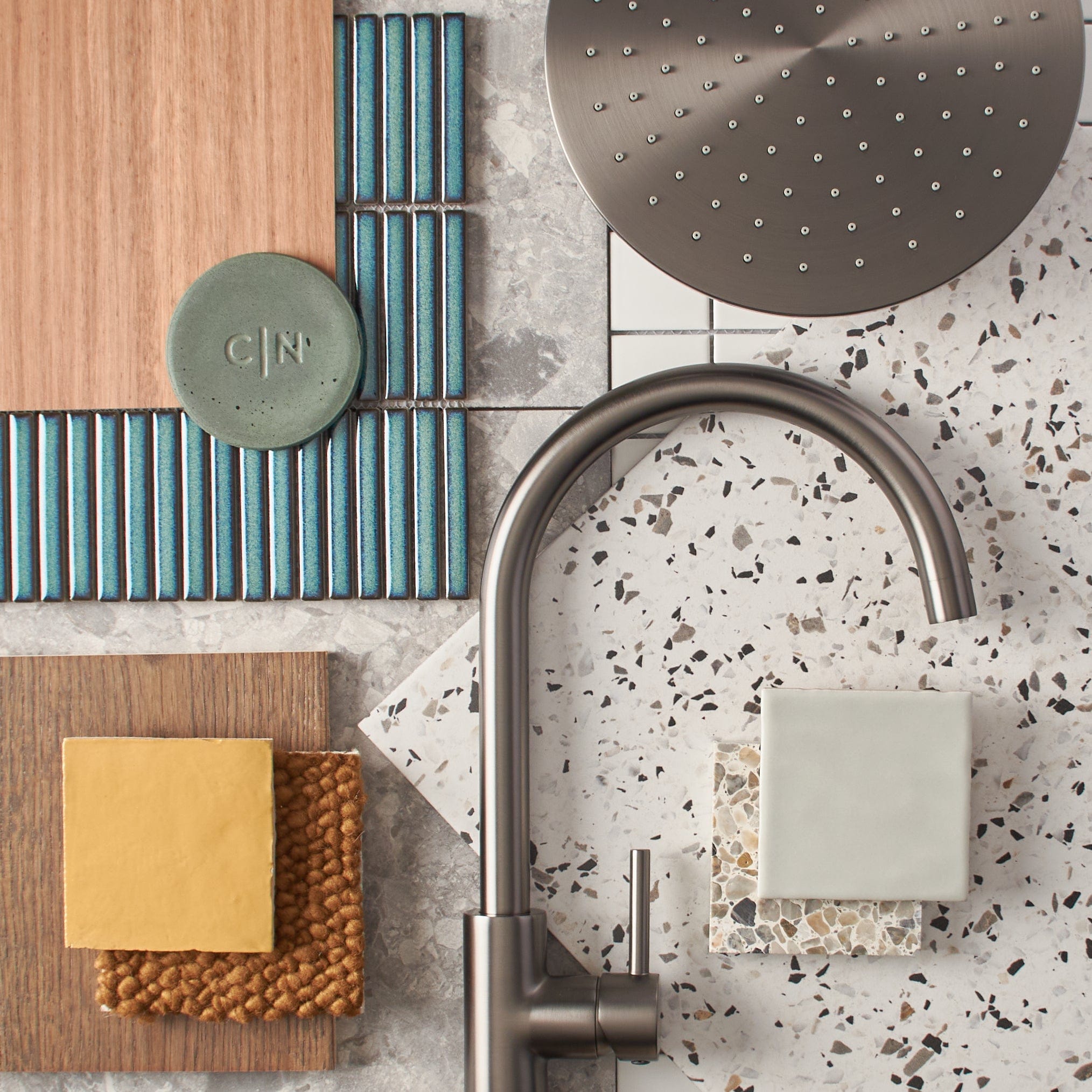 Mid Century Modern Style Sample Pack - Vintage Home Decor Samples for Living Room, Bedroom & Office - Perfect for Interior Designers & DIY Enthusiasts