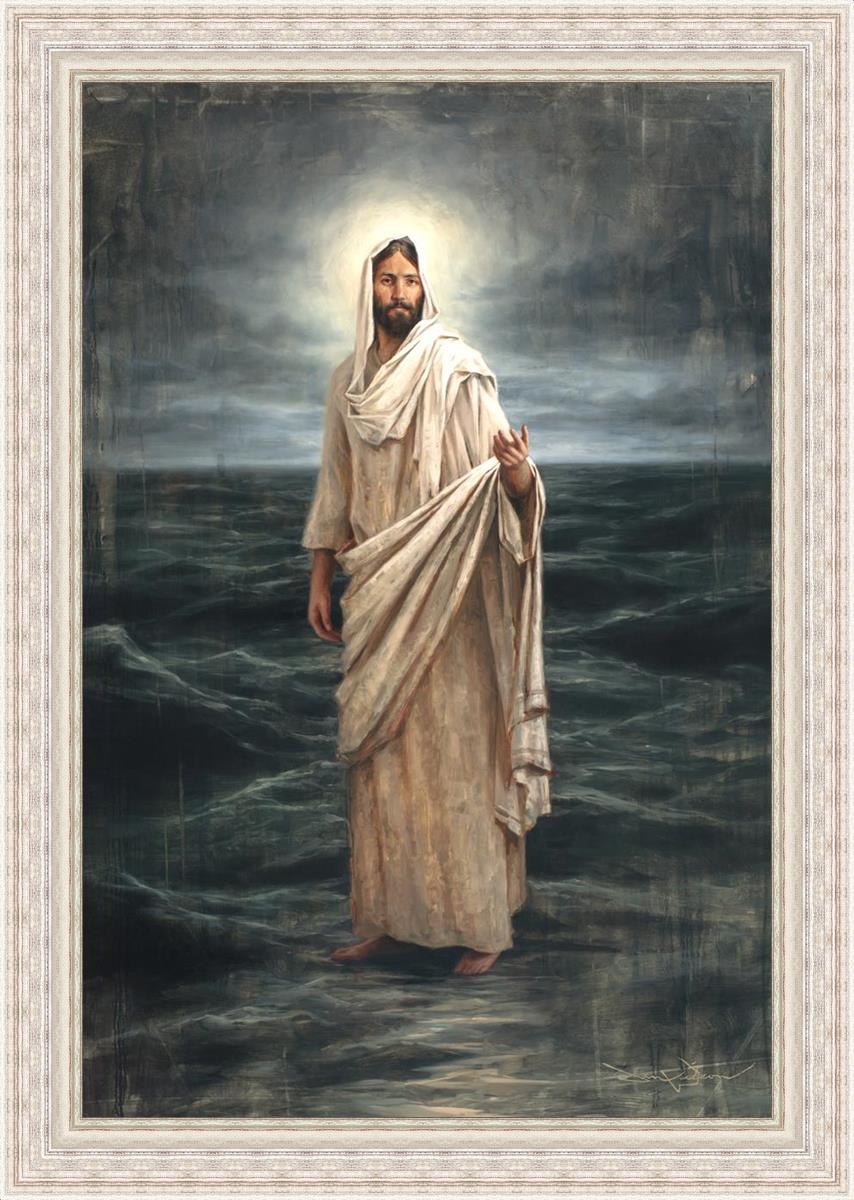 Come Be Not Afraid Large Wall Art - Inspirational Christian Home Decor for Living Room, Bedroom & Office - Perfect Gift for Faith-Based Interiors