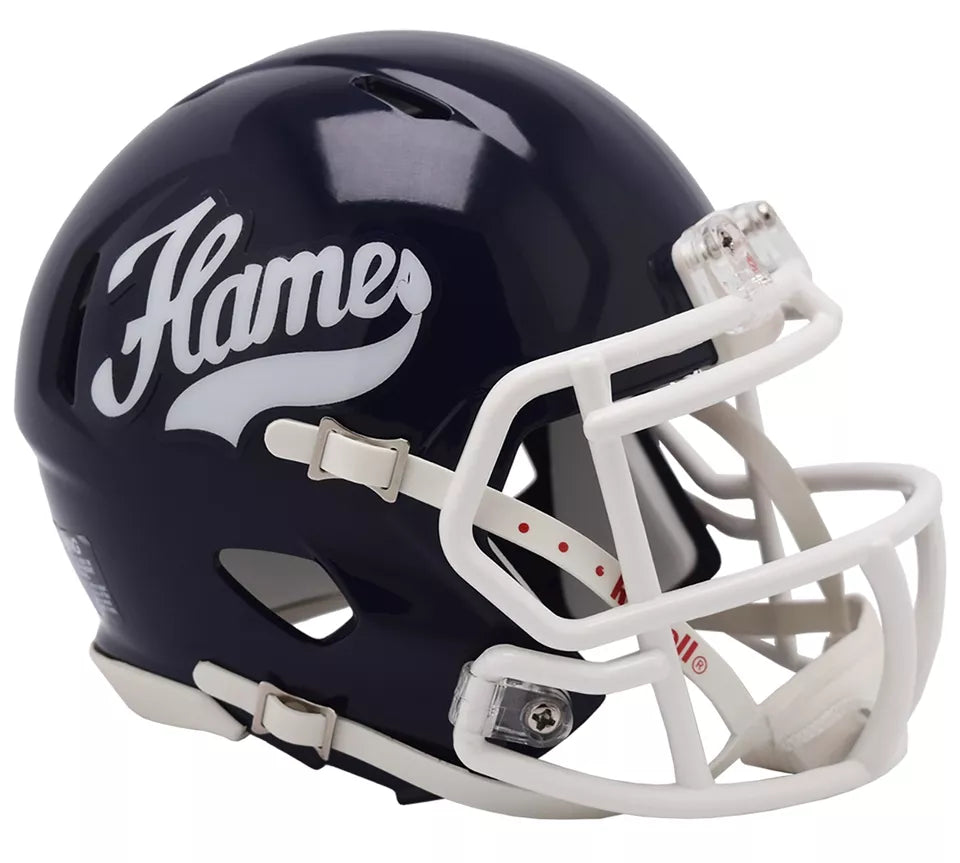 Liberty Flames Mini Riddell Speed Football Helmet - Authentic Replica Collectible for Kids & Fans - Perfect for Display, Gifts, and Game Day Decor
