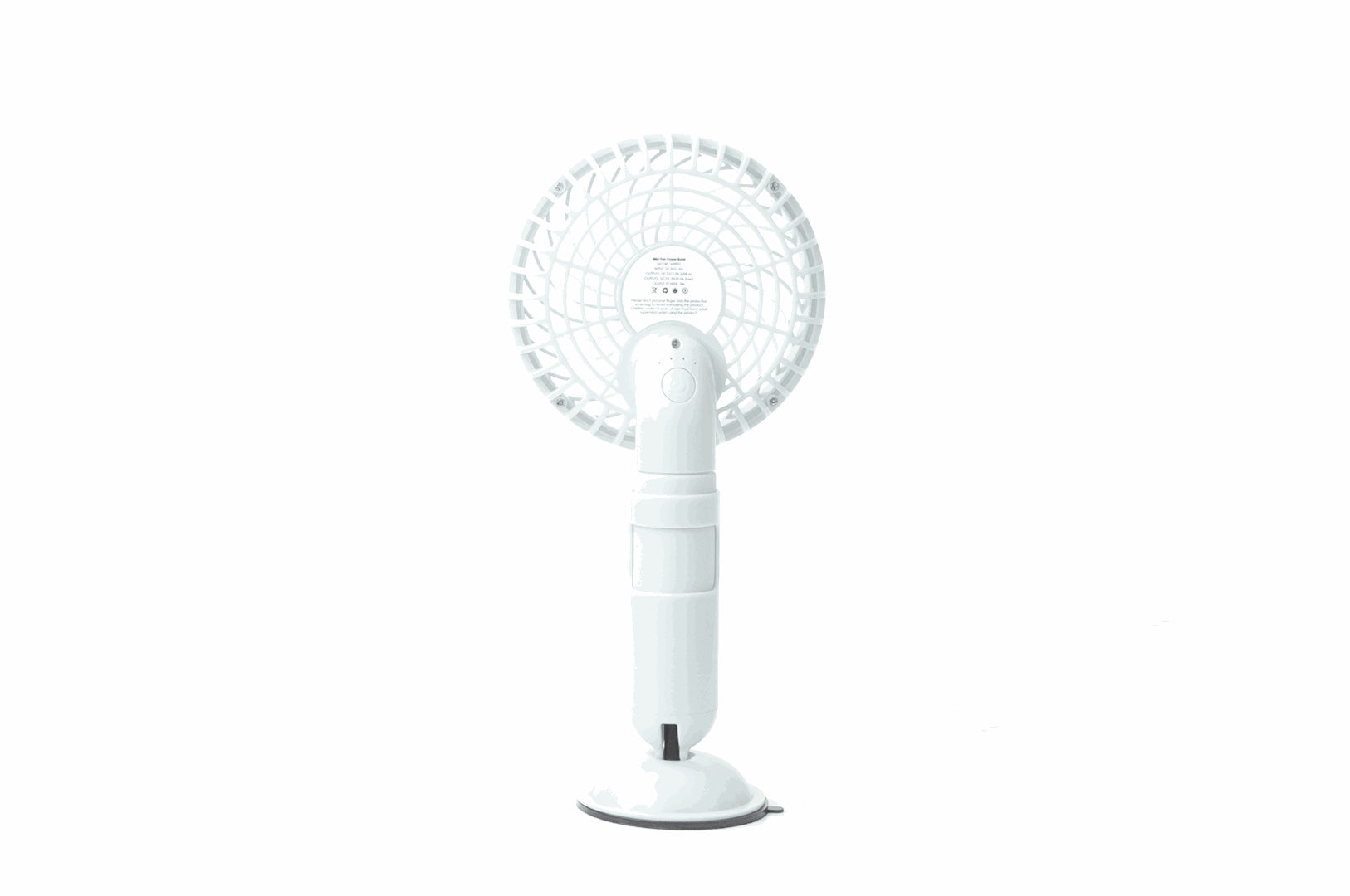 Portable Mini Fan with 2000mAh Power Bank - USB Rechargeable Personal Cooling Fan for Indoor, Outdoor, Office & Travel - Includes Free 3.3ft Micro USB Cable - Perfect for Summer, Camping, Gym & Hot Weather Use