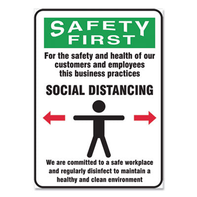 Accuform® Social Distance Signs - 10