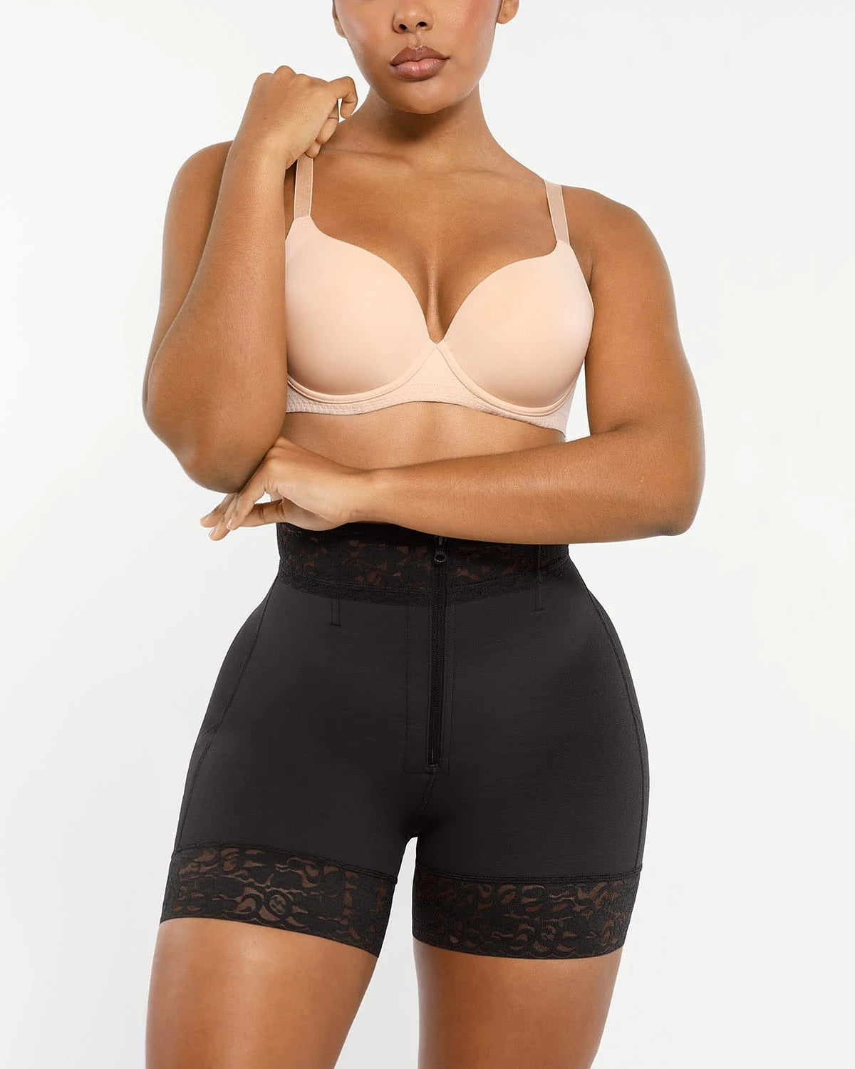 AirSlim® Mid Rise Steel Boned Butt Lifting Shapewear Shorts - Tummy Control & Body Shaper for Women - Perfect for Workout, Dress Wear & Everyday Comfort