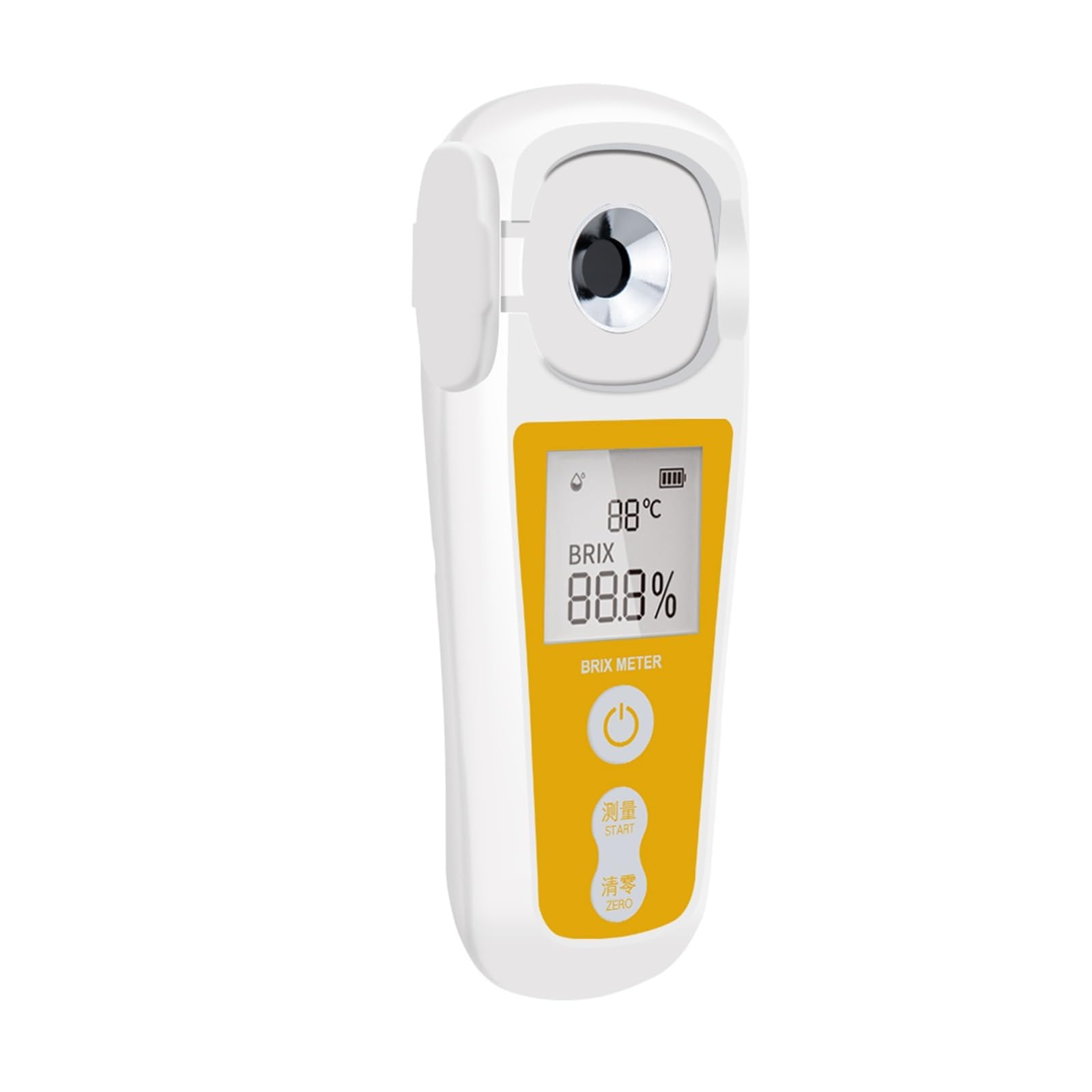 Digital Brix Refractometer 0-35% - Sugar Content Tester for Fruits, Wine, Beer & Alcohol - High Precision Brix Meter for Measuring Sugar Concentration - Perfect for Home Brewing, Winemaking & Food Processing