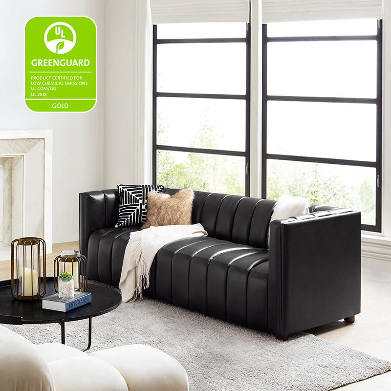 Premium Genuine Leather Office Sofa - 83
