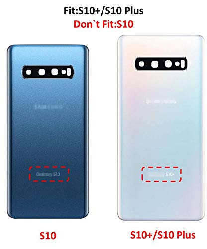 Original Samsung Galaxy S10 Back Cover Replacement - Prism Blue with Camera Lens, Frame & Adhesive Tape | Compatible with SM-G973F/DS Model | Includes Screen Protector & Repair Tools | Perfect for DIY Phone Repair & Protection