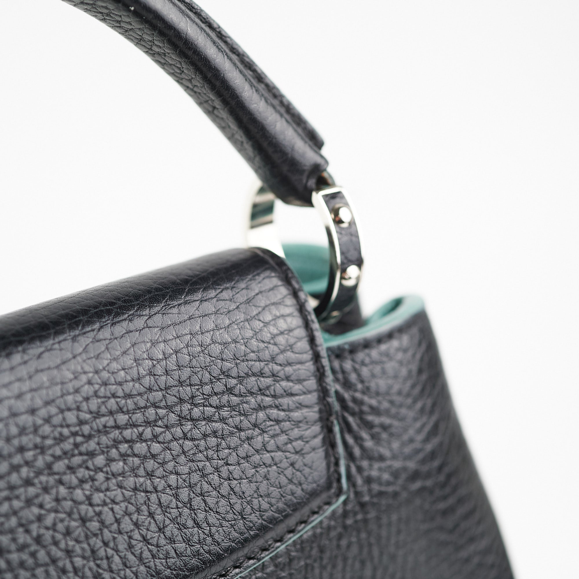 Louis Vuitton Capucines BB Handbag in Black Taurillon Leather - Luxury Designer Crossbody Bag for Women, Perfect for Work, Travel & Evening Events