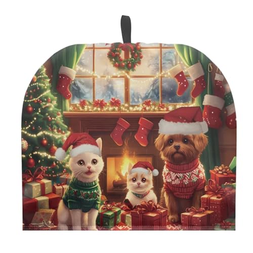 Christmas Hat Cat Puppy