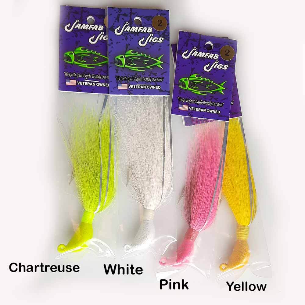 Jamfab Jigs Banana Jig 2OZ - Premium Saltwater Fishing Lure for Bass, Snapper & Grouper - Ideal for Offshore & Inshore Fishing Trips