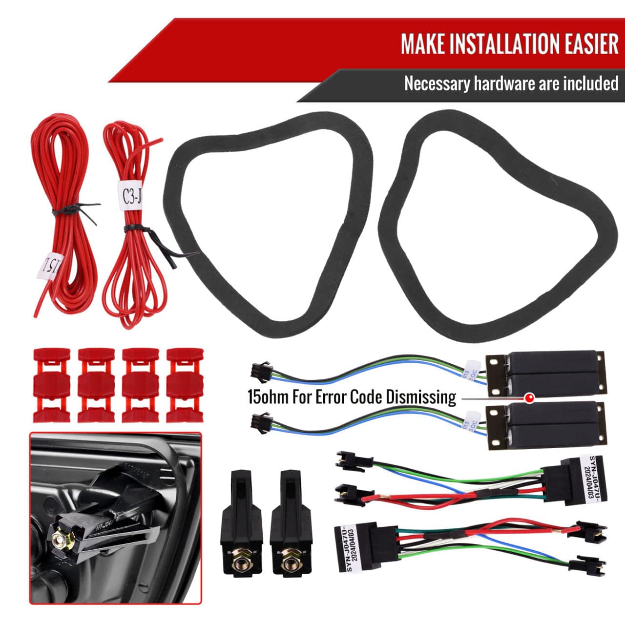 Full LED Black Tail Lights with Fiber Optic Parking Light & Sequential Turn Signals for 2009-2011 BMW E90 3 Series 4DR Sedan - Left & Right Pair Assembly - Upgrade Your Ride for Night Driving & Enhanced Style