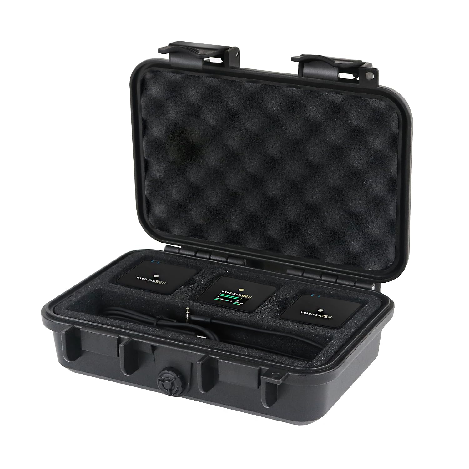 Liyirui Wireless Lavalier Microphone Case - Foam Padded Storage Bag for Rode Wireless GO II & Dual Channel Digital Mics | Portable, Waterproof Safety Box | Perfect for Travel, Studio & Outdoor Recording
