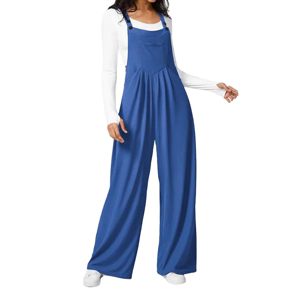 Women's Romper Jumpsuit 2024 - Spring Waffle Knit Fabric, Comfortable Bib Overalls with Elegant Cuts | Casual Outfit, Summer Beach Wear, Street Fashion
