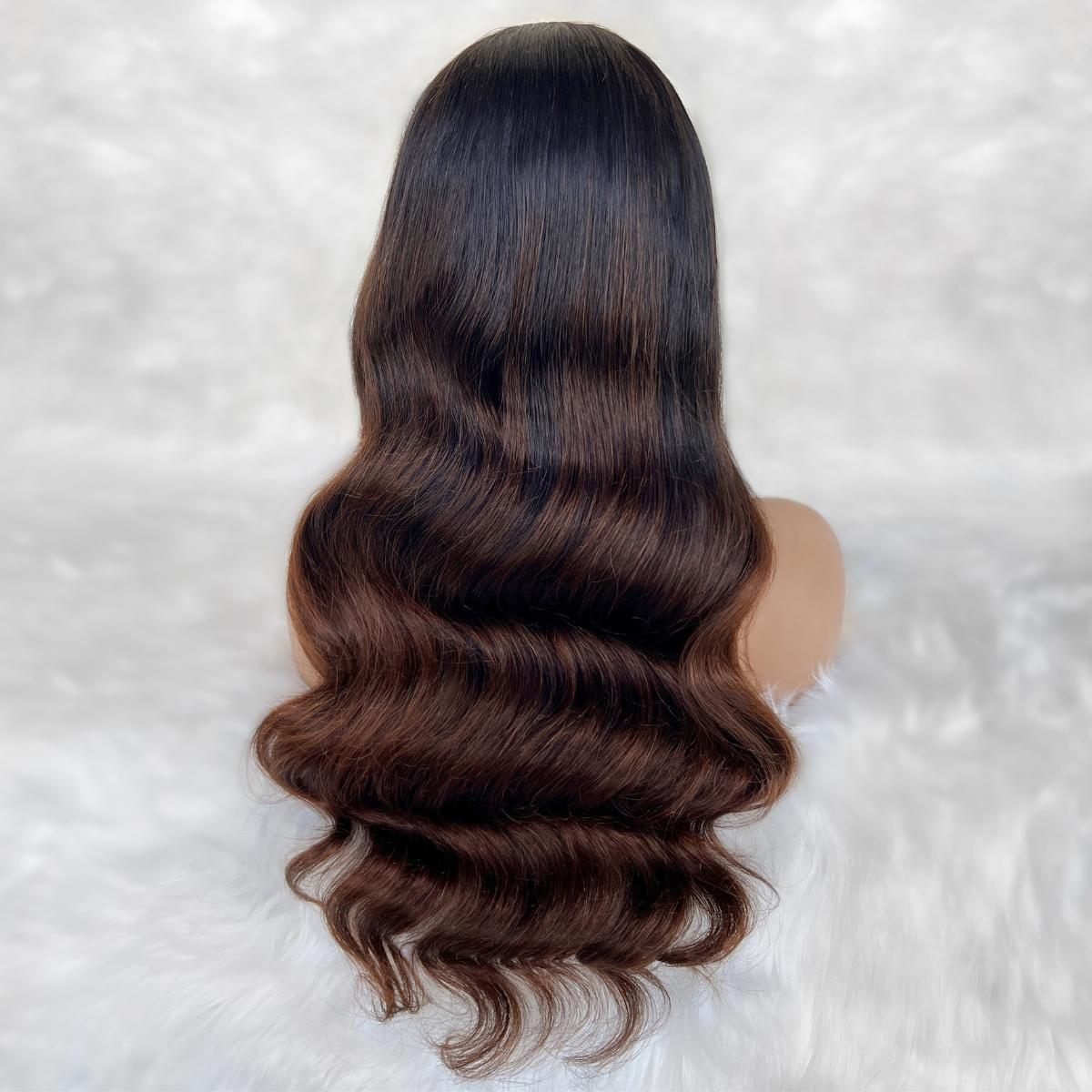 Victoria Glueless 5x5 HD Lace Closure Wig - 100% Human Hair, Professionally Colored, Natural Look for Daily Wear & Special Occasions