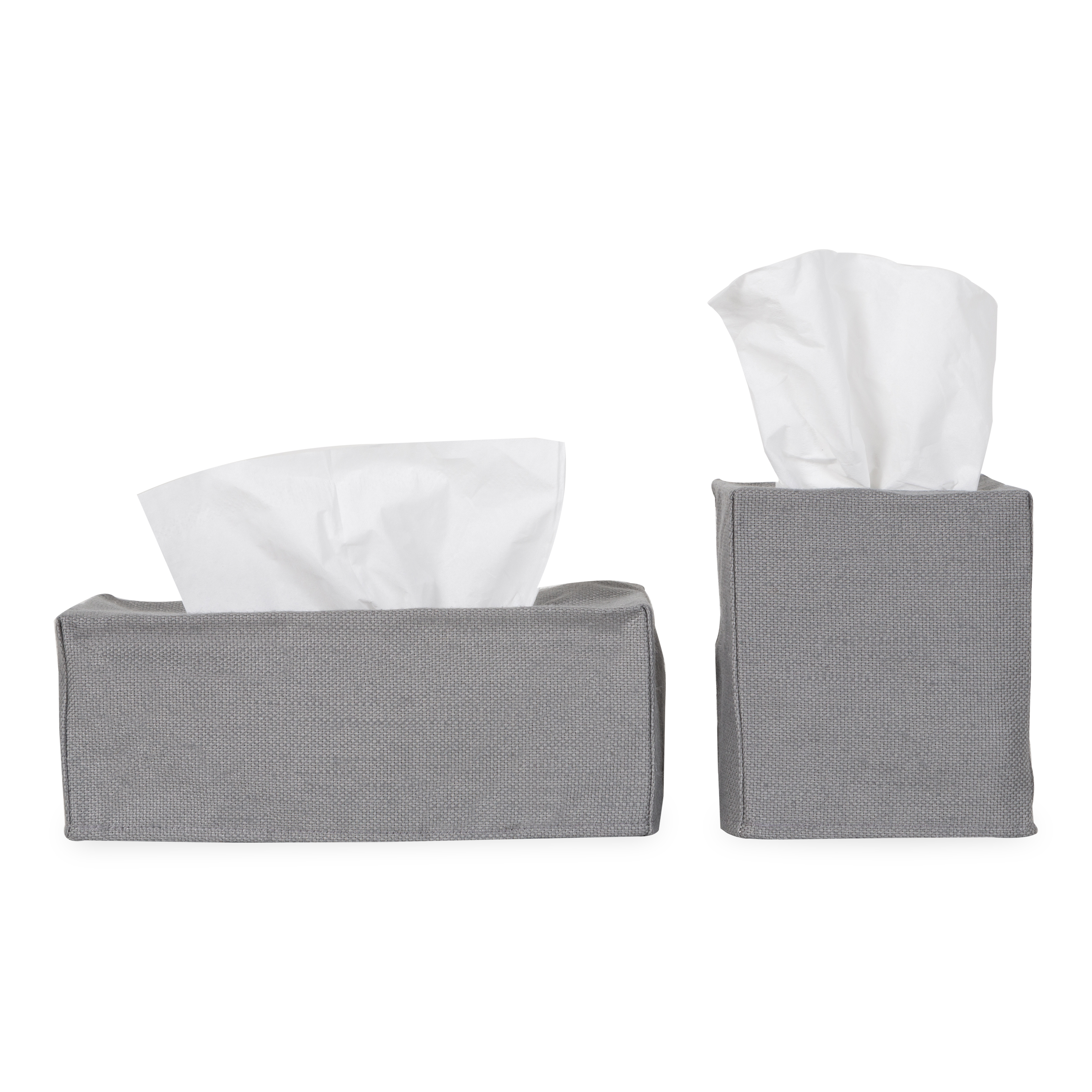 Linen Tissue Box Cover - Elegant & Breathable Fabric for Home Decor | Perfect for Living Room, Bedroom, and Bathroom Organizing