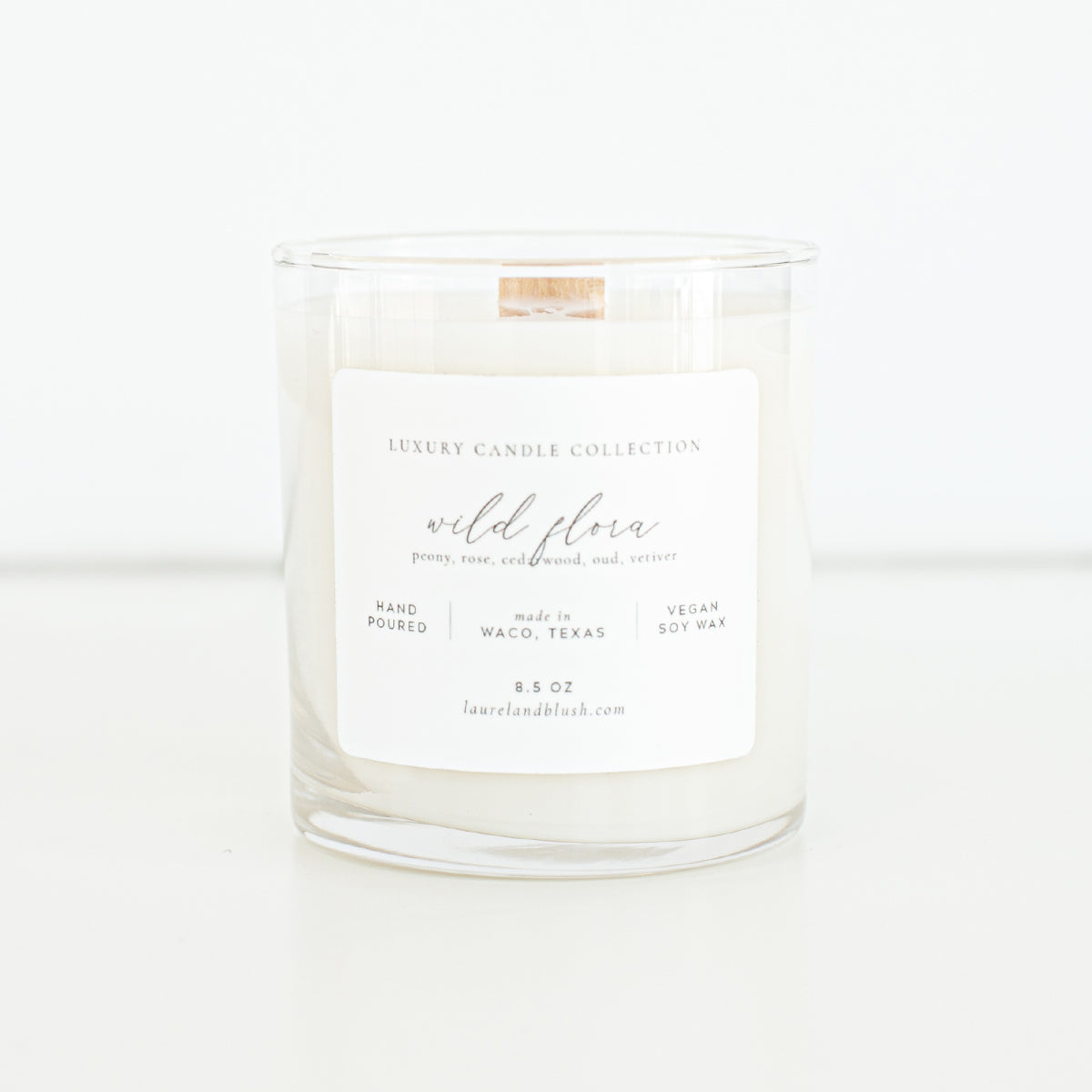 Wild Flora Scented Soy Candle - Handmade Natural Aromatherapy Candles for Relaxation, Home Decor & Gifts | Perfect for Bedroom, Bathroom & Meditation Spaces