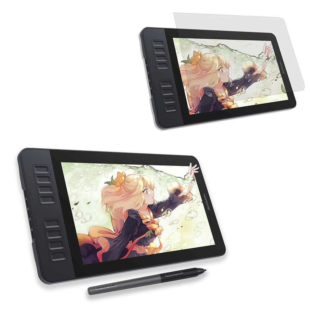 GAOMON PD1161 11.6 Inch Drawing Tablet with Screen - Digital Art Pen Display & Protective Film Set for Artists, Designers | Perfect for Digital Painting, Animation, Graphic Design at Home or Studio