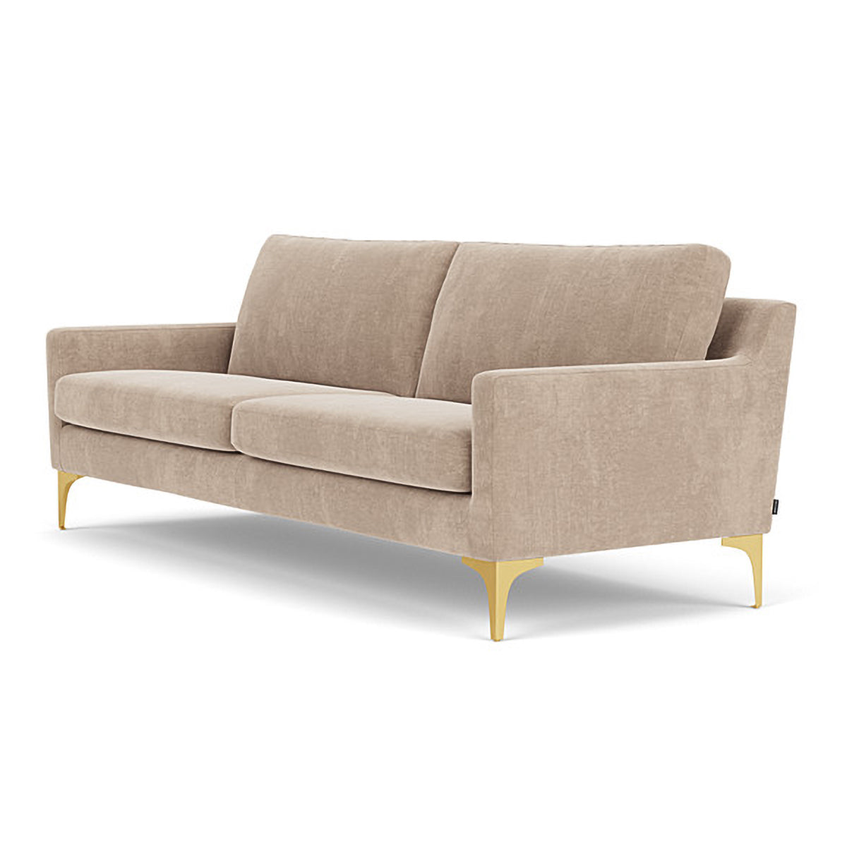 Astha Fabric 3-Seater Sofa - Modern Living Room Furniture for Small Spaces | Comfortable Couch for Apartments, Dorm Rooms & Cozy Homes