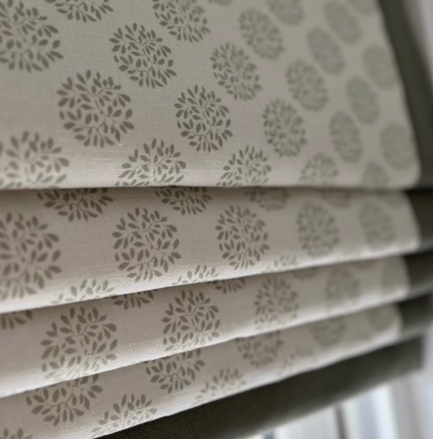 Orchard Fabric - Soft Moss on White | Premium Cotton Blend for Home Decor, Upholstery & DIY Crafts | Perfect for Curtains, Pillows & Furniture