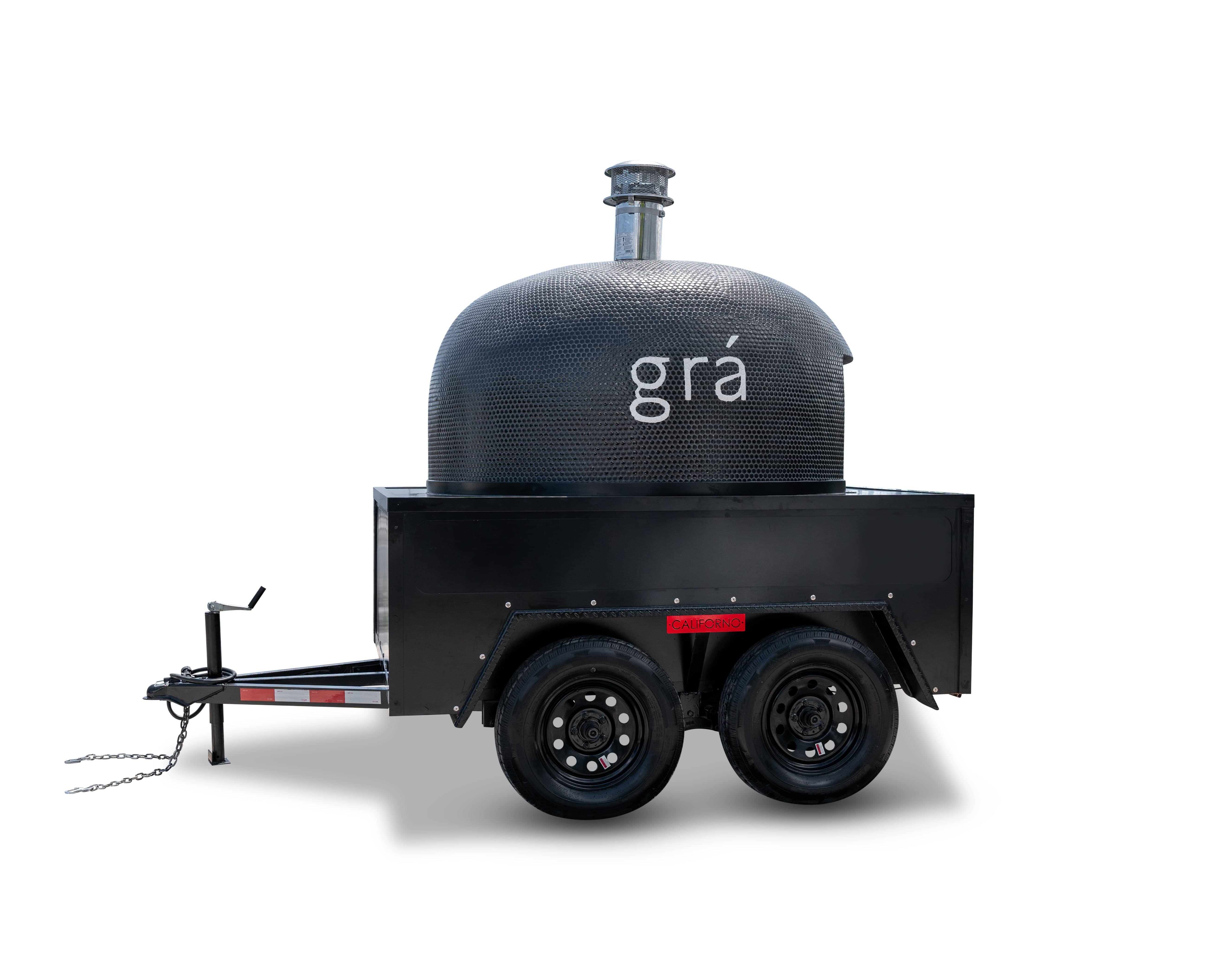 Contempo Pizza Oven Trailer - Portable Wood Fired Pizza Cart for Outdoor Catering, Events & Mobile Pizza Business | Perfect for Parties, Food Trucks & Street Vendors