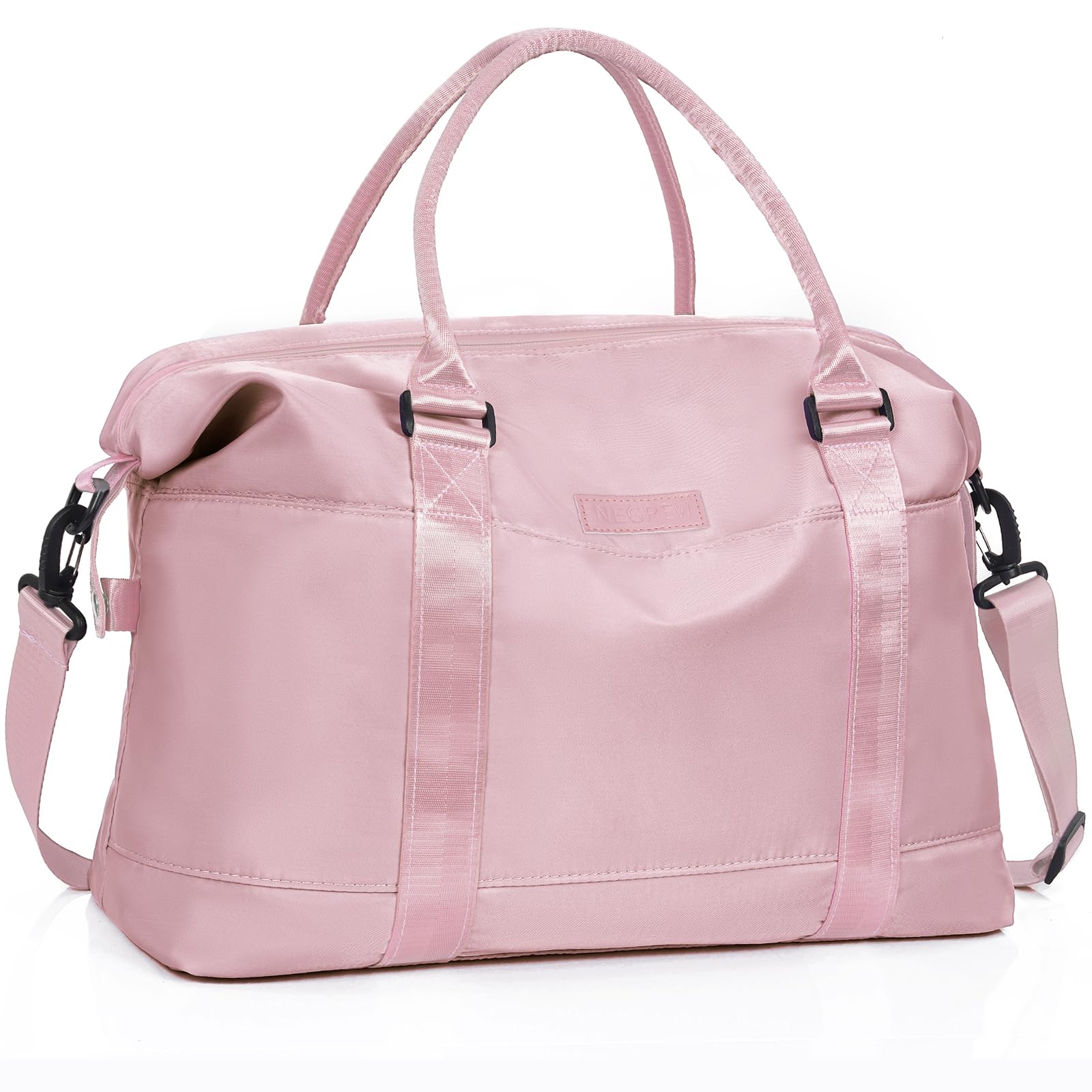 **Waterproof Travel Duffle Bag - Gym Weekender Overnight Tote with Luggage Sleeve & Wet Pocket - Perfect for Labor, Delivery, Hospital & Outdoor Adventures**