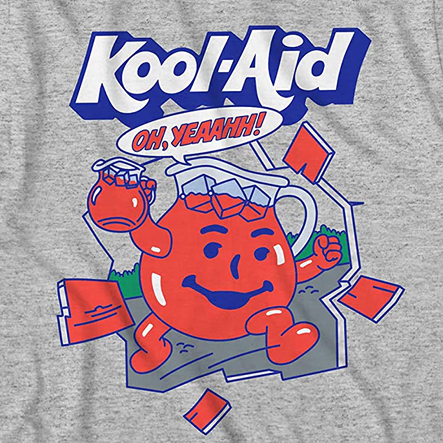 Kool-Aid Men's 'Oh Yeah' Graphic T-Shirt - Fun Drink Mix Inspired Casual Tee for Parties, Gaming & Pop Culture Fans