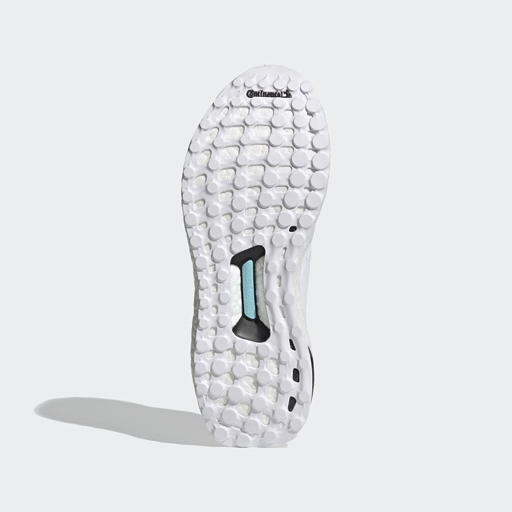 adidas Women's Ultraboost DNA Slip-On Running Shoes - White/White Core Black - Size 9 | Lightweight Comfort for Walking, Gym & Everyday Wear