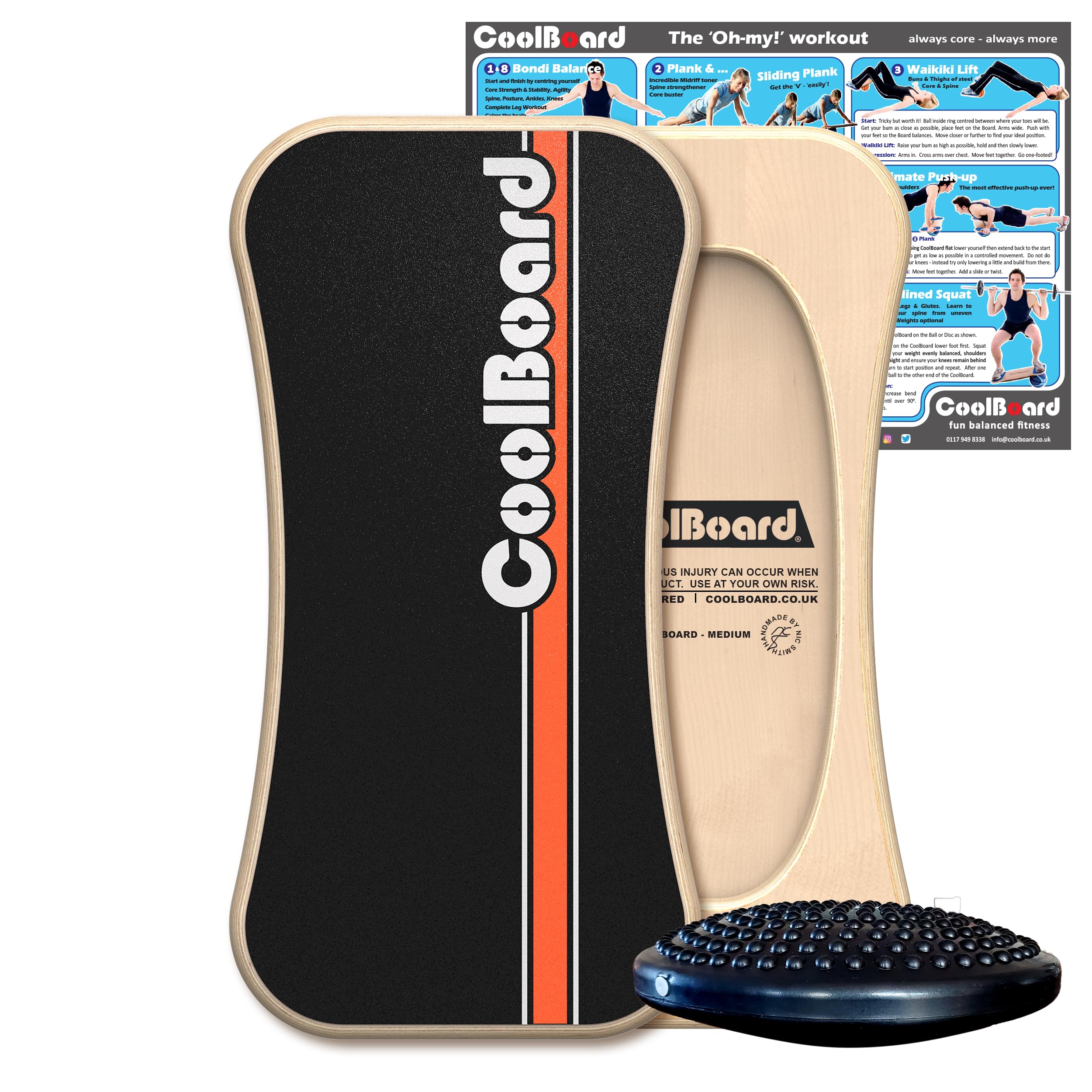Premium Wobble Boards for Balance & Core Training - Adjustable Stability Board for Fitness, Physical Therapy, Standing Desk & Sensory Needs - ADHD, Dyslexia & Movement Aid for Home & Office Use
