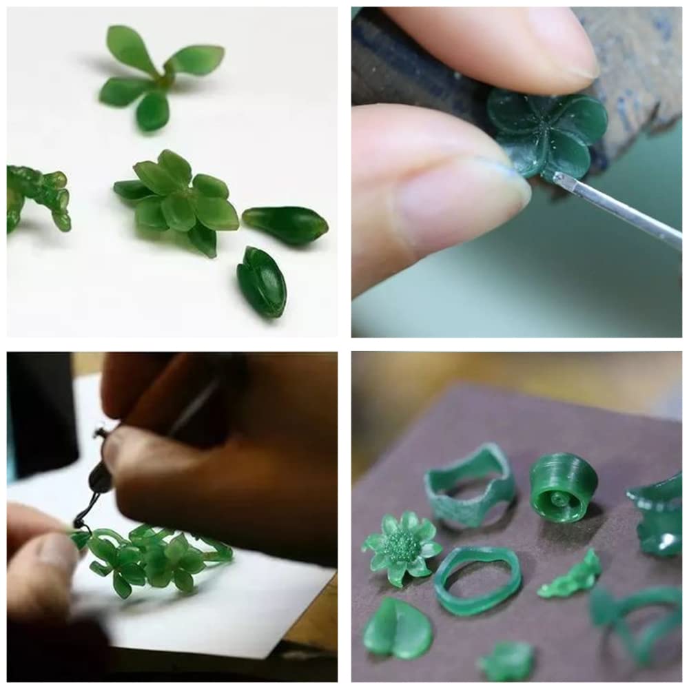 PHYHOO Green Man Wax Ring Carving Tool - Solid Carving Wax Tube T100 for Jewelry Making, Ring Crafting & Wax Modeling | Perfect for Jewelers, DIY Crafts & Wax Sculpting Projects