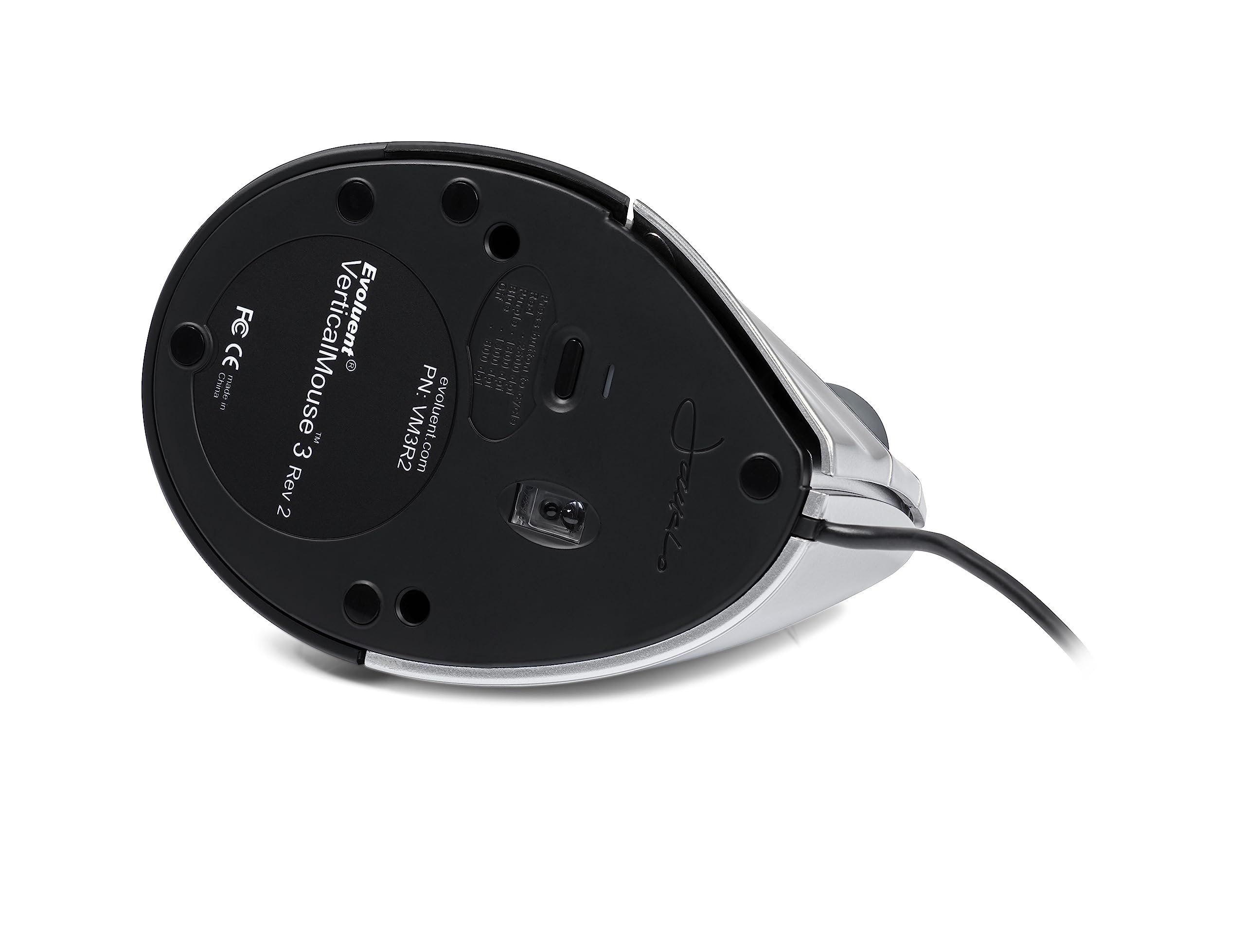 Bakker & Elkhuizen BNEEVR Vertical Ergonomic Mouse - Right-Handed with 5 Buttons, Scroll Wheel & Cable - Perfect for Office Work, Gaming & Reducing Wrist Pain