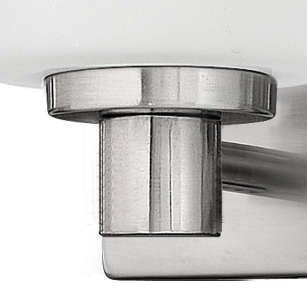 Hinkley Karlie Collection Transitional One Light Bathroom Vanity Fixture in Brushed Nickel - Perfect for Modern Bathroom Lighting and Vanity Makeovers
