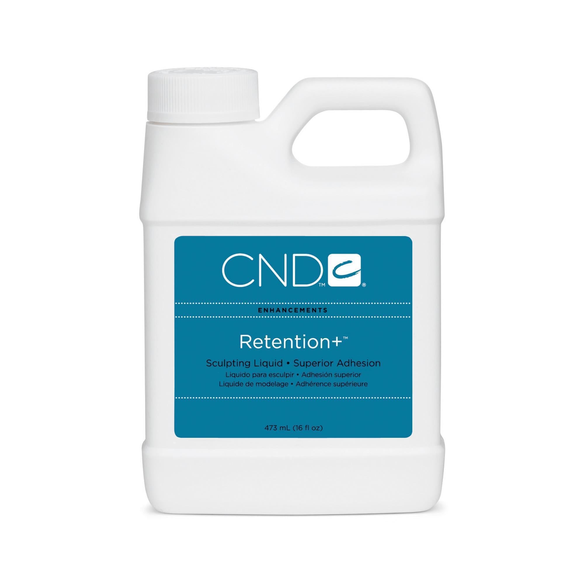 CND Enhancements Retention+ Sculpting Liquid - Professional Nail Sculpting Gel for Strong & Durable Nails - Perfect for Salon, DIY Manicures & Nail Art