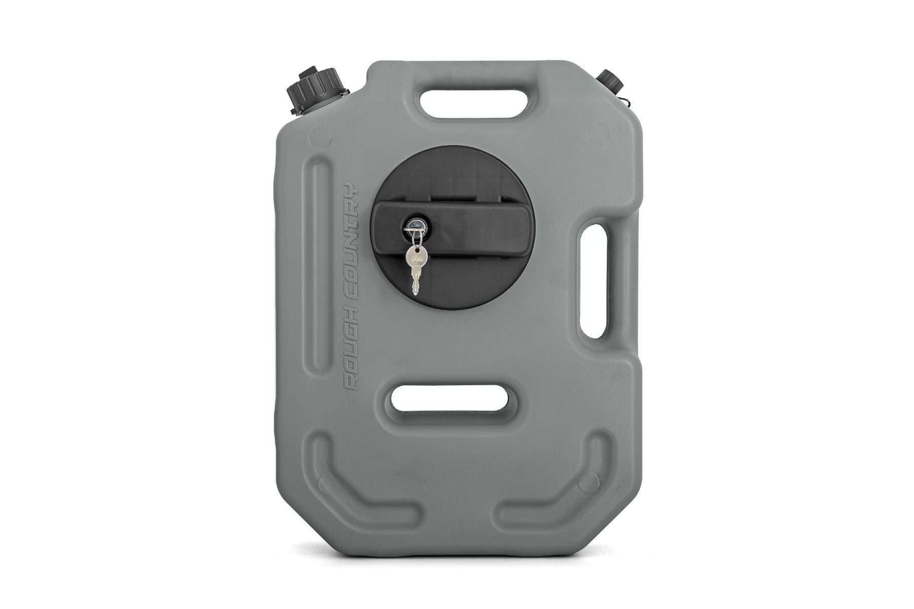 10L Heavy-Duty Gray Fluid Container with Secure Locker | Industrial Liquid Storage | Perfect for Automotive, Marine & Construction Use