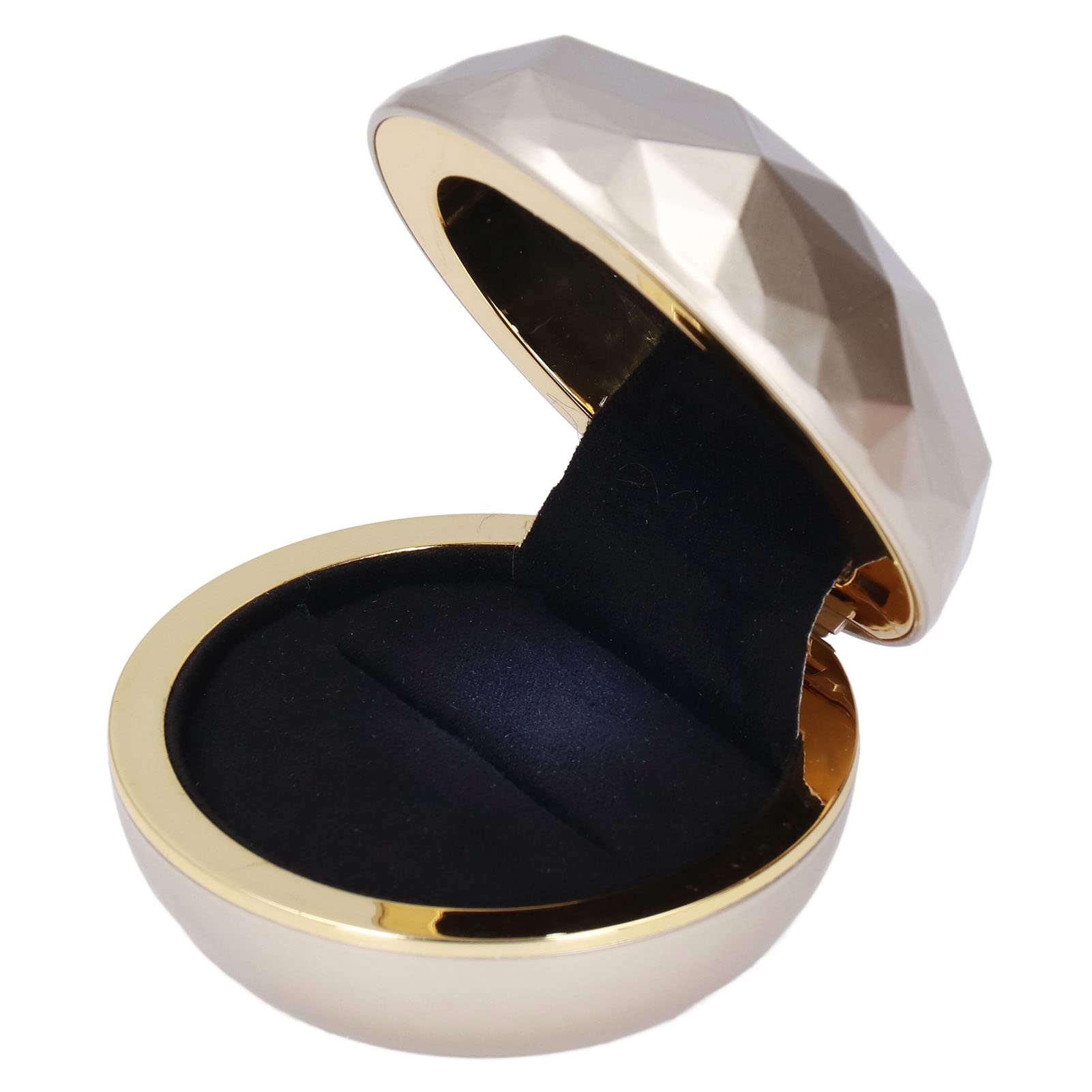 Shanrya LED Jewelry Display Box - Frosted Acrylic Ring Case with Soft Lighting, Perfect for Engagement Rings, Wedding Bands & Gift Presentation - Elegant Jewelry Storage & Showcase for Boutiques, Proposals & Special Occasions