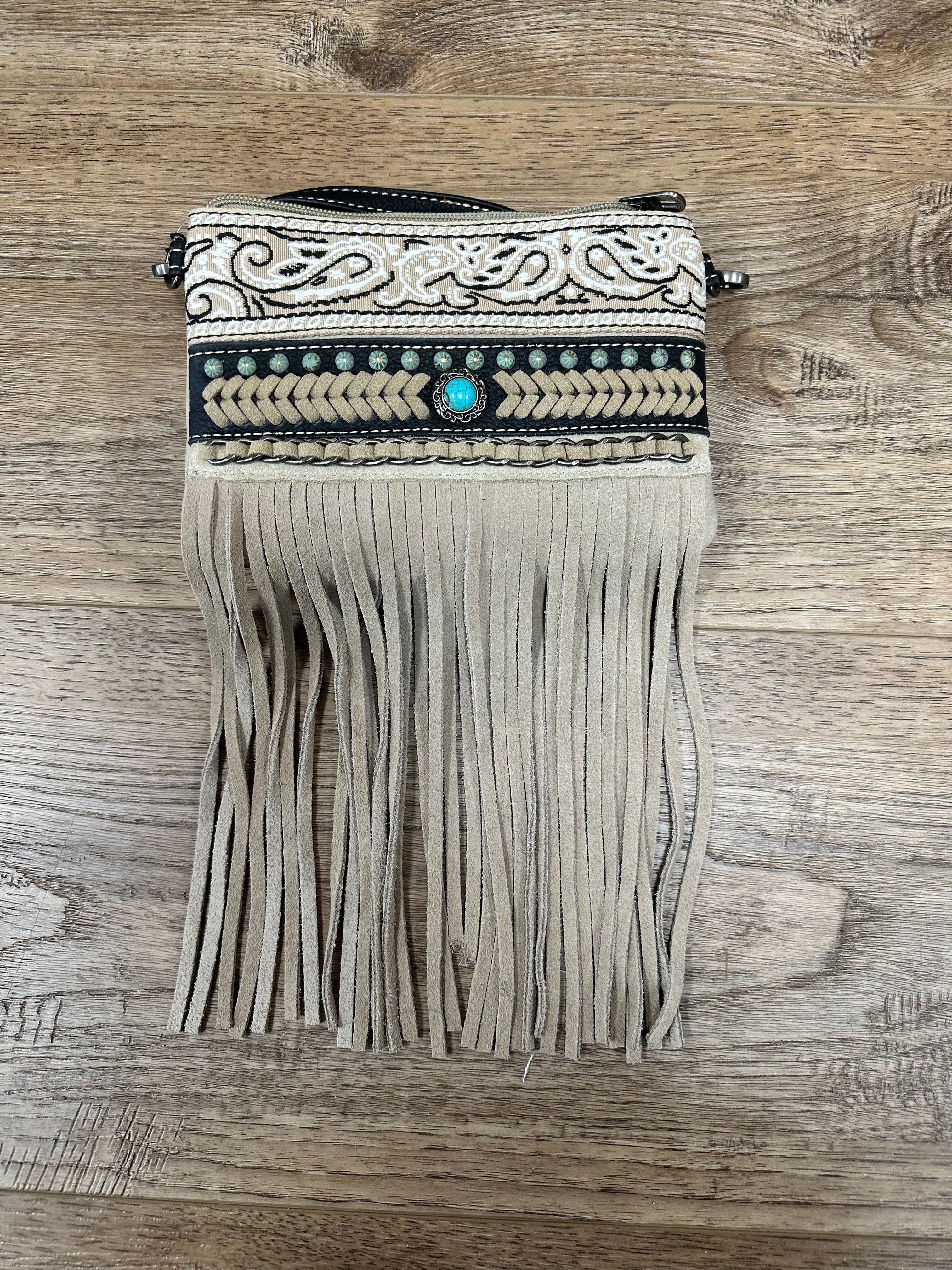Montana West Fringe Clutch Crossbody Bag for Women - Stylish Leather Purse with Adjustable Strap, Perfect for Parties, Weddings & Evening Events