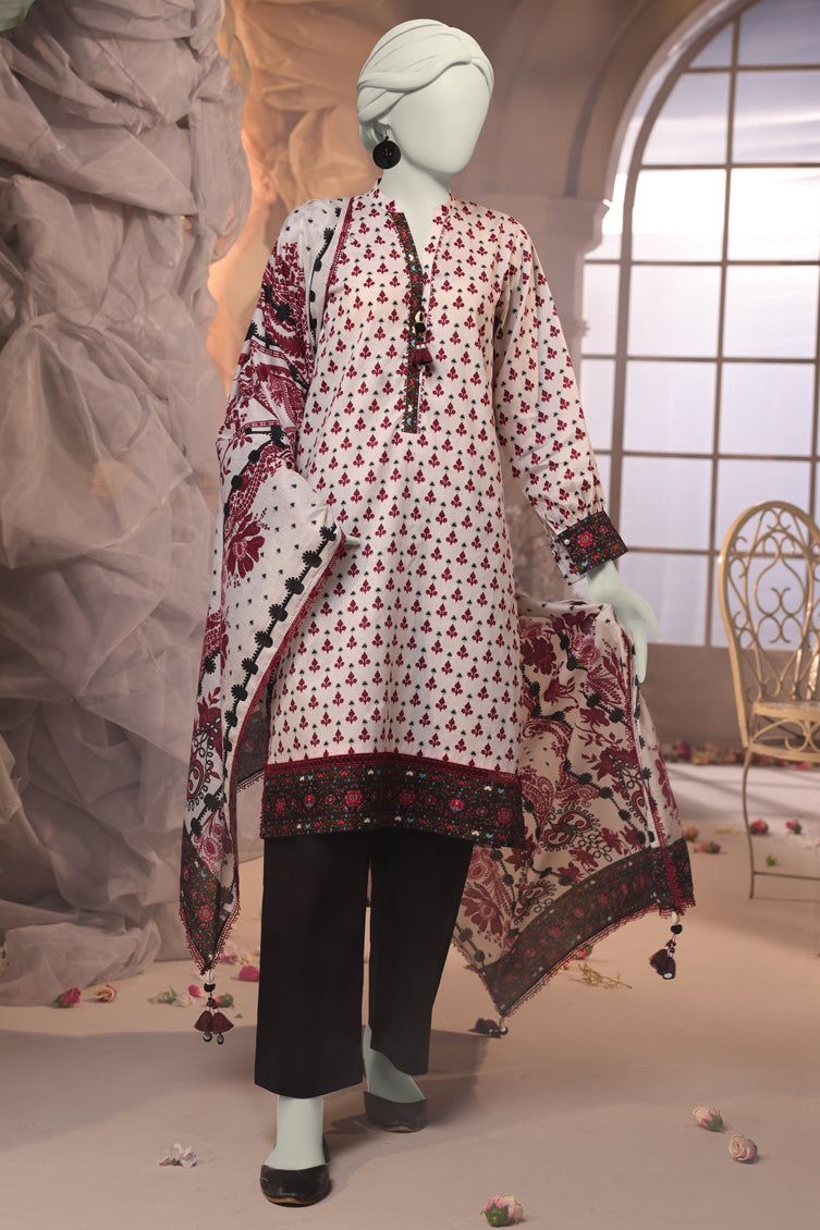 Premium Cambric Unstitched Suit Fabric by J. Junaid Jamshed - Lightweight Breathable Material for Summer Dresses, Kurtas & Formal Wear